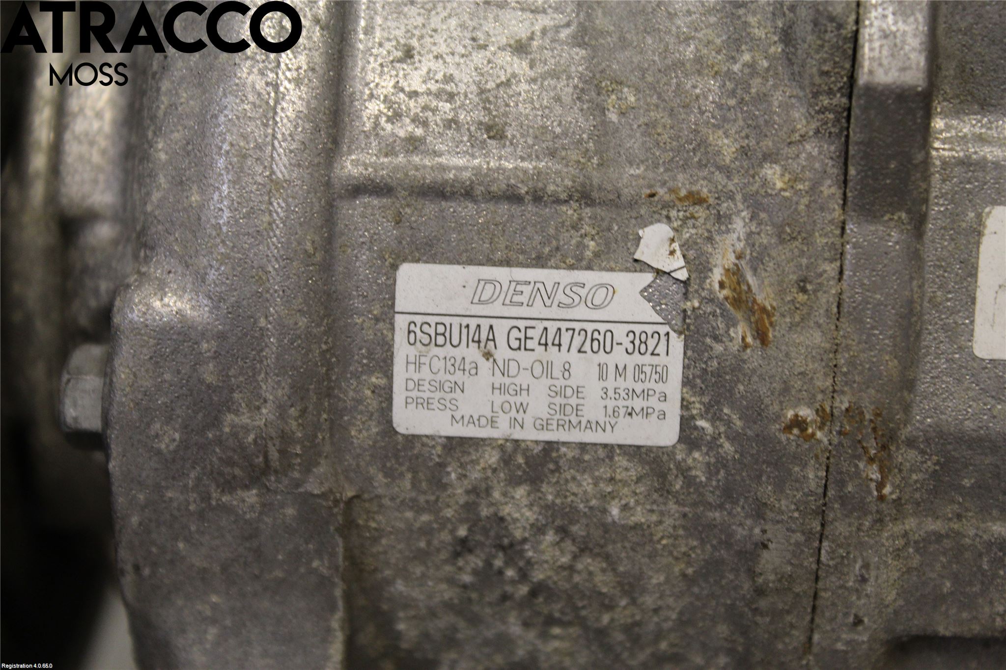 BMW 5 F10/F11/F18 09-17 Varme Ac Kompressor