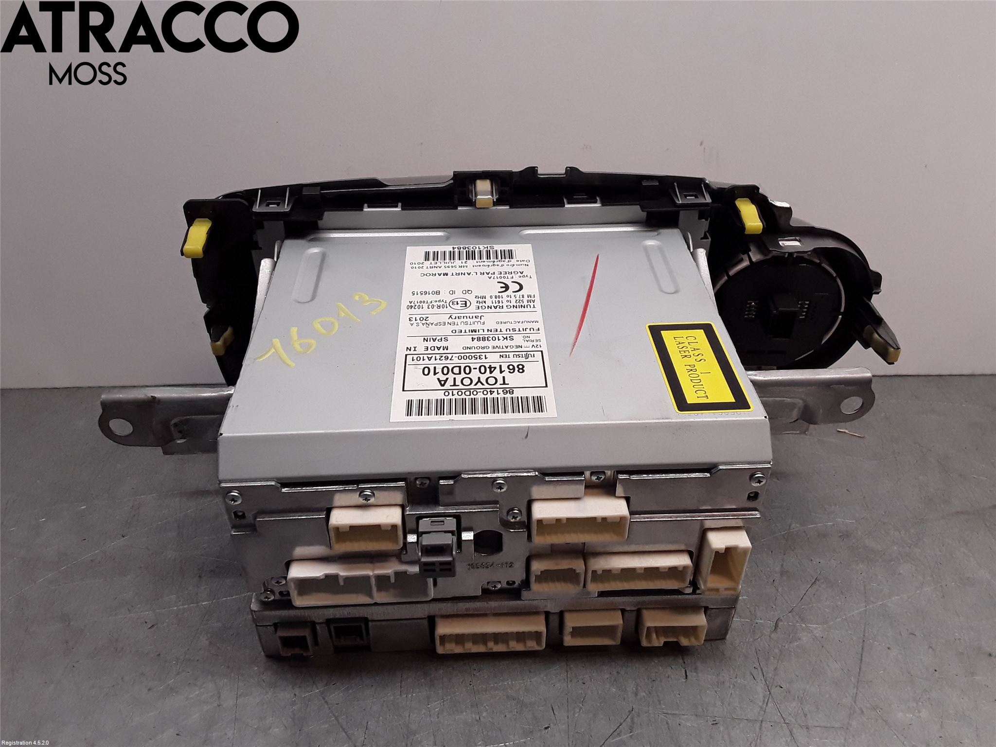 Toyota YARIS XP130 12-14 Stereo Radio