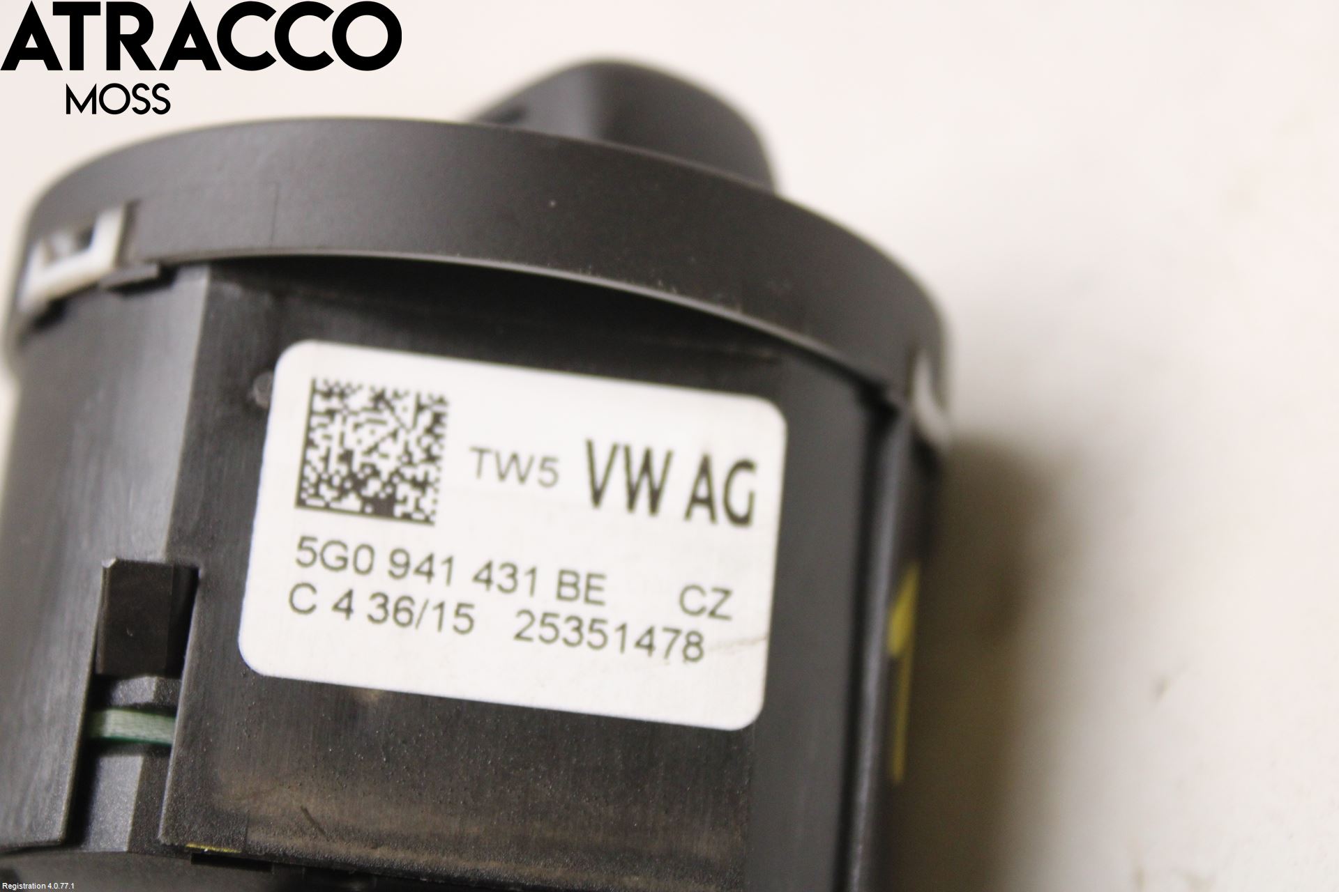 Volkswagen VW GOLF / E-GOLF VII 13-20 Bryter Hovedlys