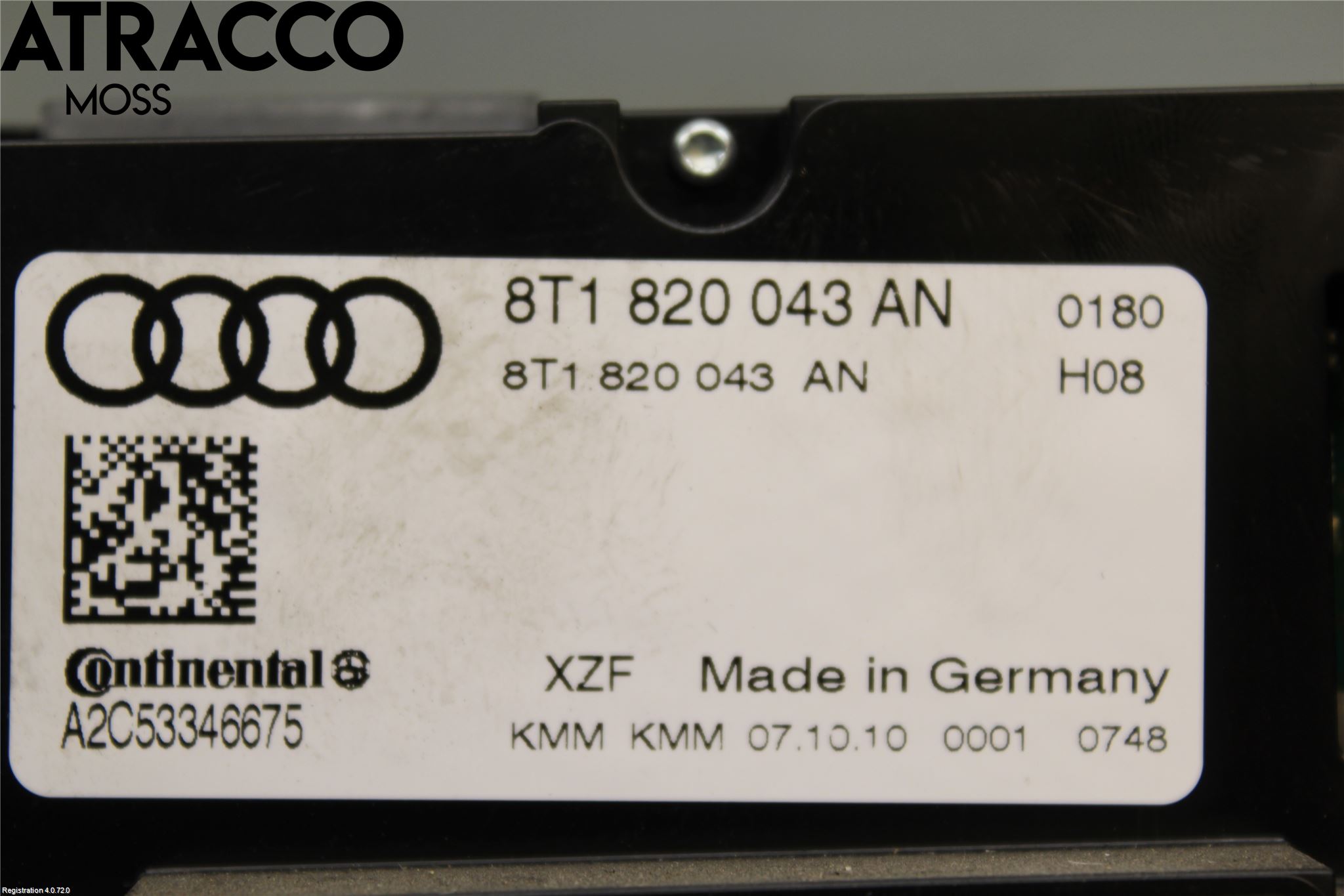 Audi Q5 09-16 Varme Ac Betjening-Display