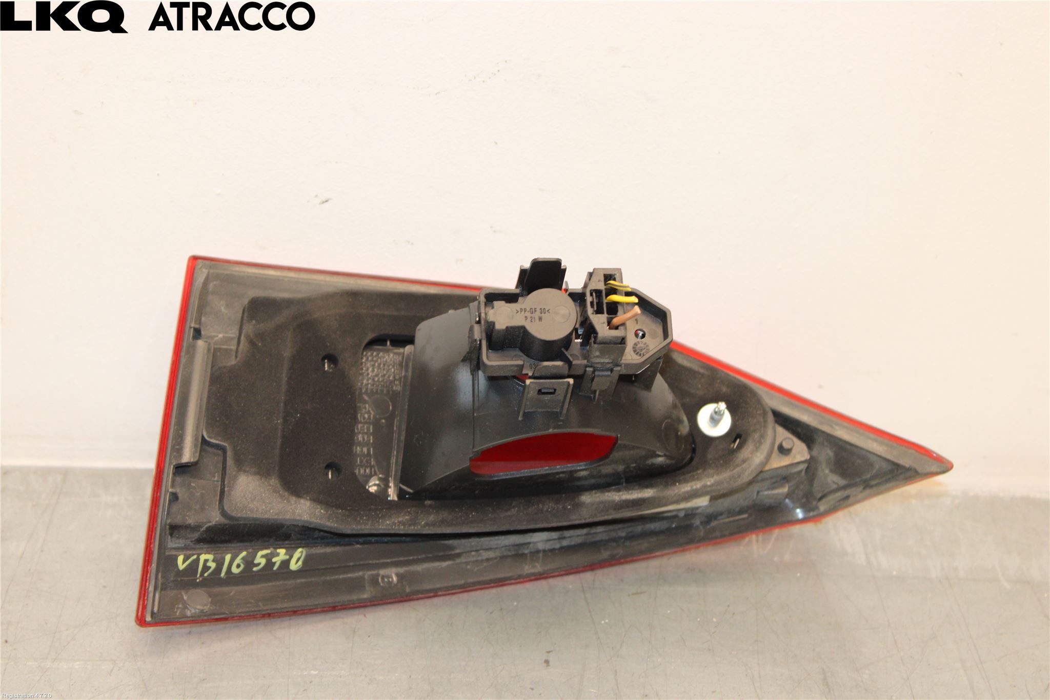 BMW X1 E84 10-15 Baklykt Venstre  På Luke(Indre