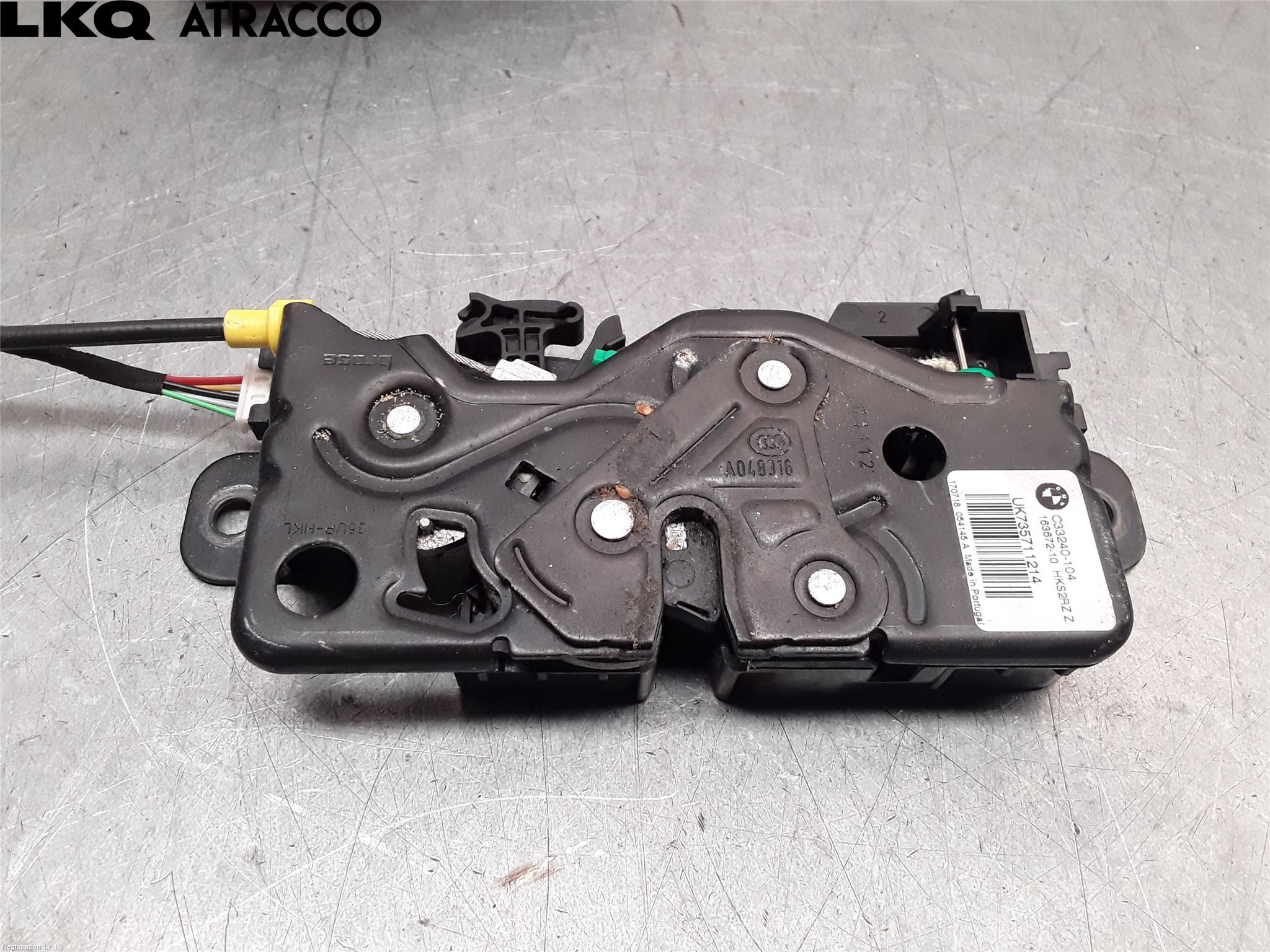 BMW 5 G30/G31/F90 17-23 Bakluke-Lokk Låsekasse