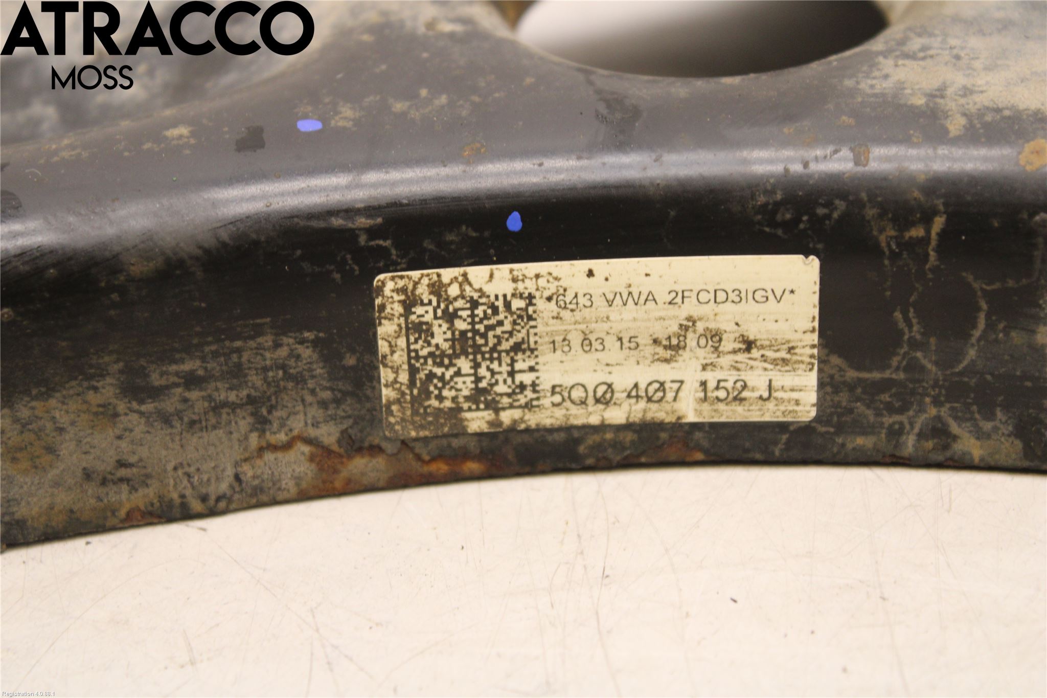 Volkswagen VW GOLF / E-GOLF VII 13-20 Bærearm Foran Høyre Nedre