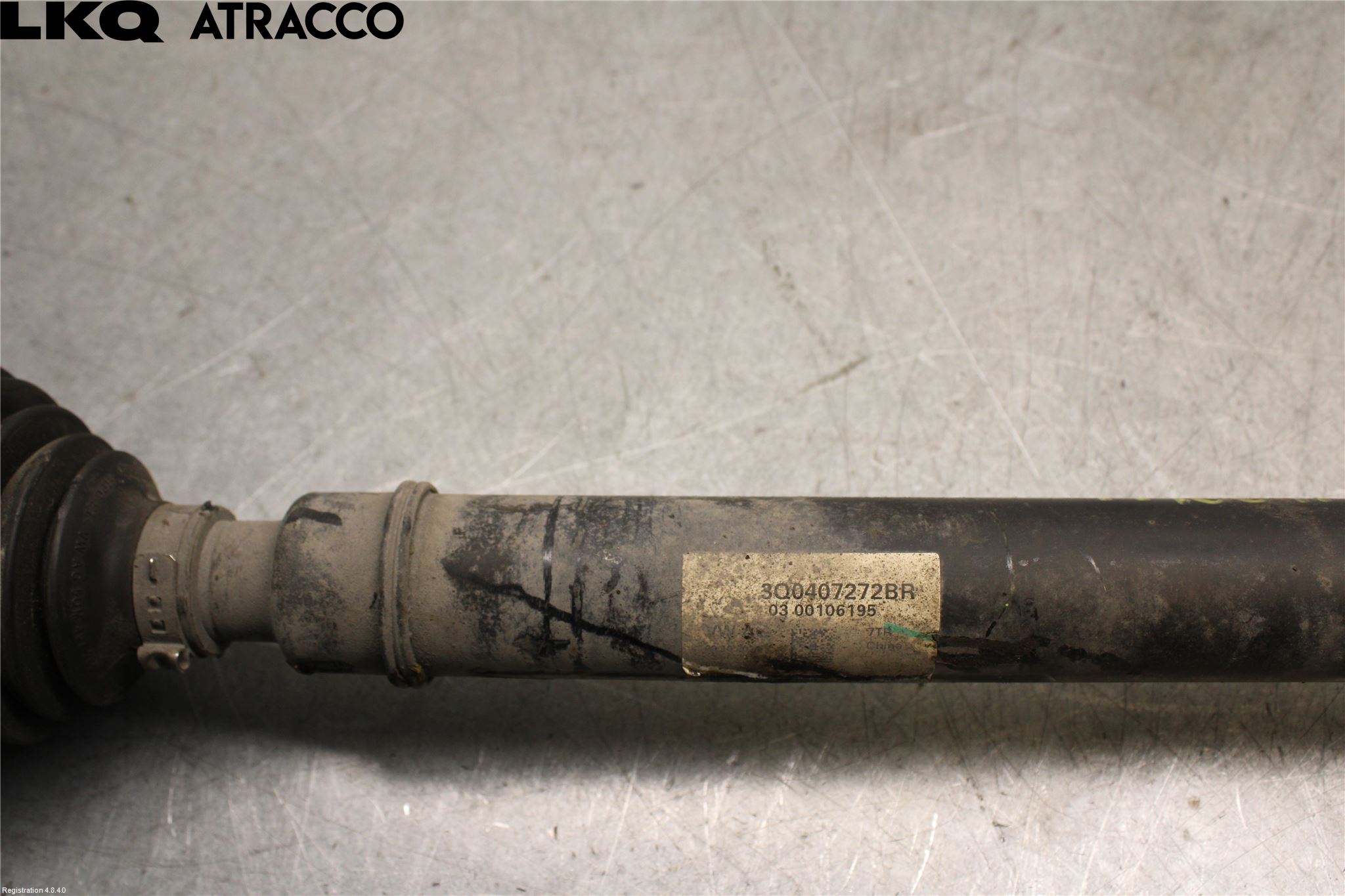 Volkswagen VW PASSAT 15-19 Drivaksel Foran Kompl Høyre