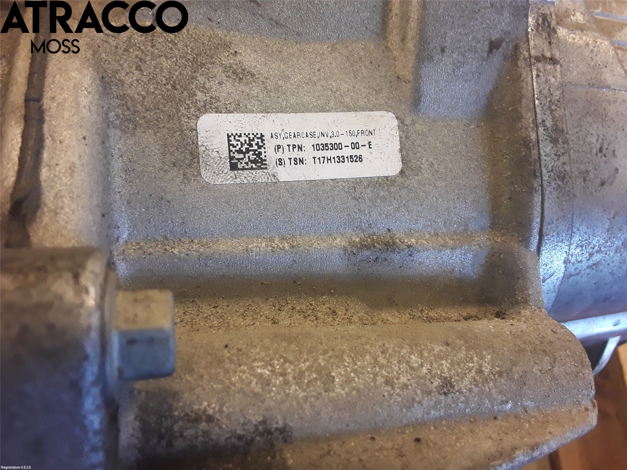 Tesla MODEL S 13- Motor Elektrisk Fram