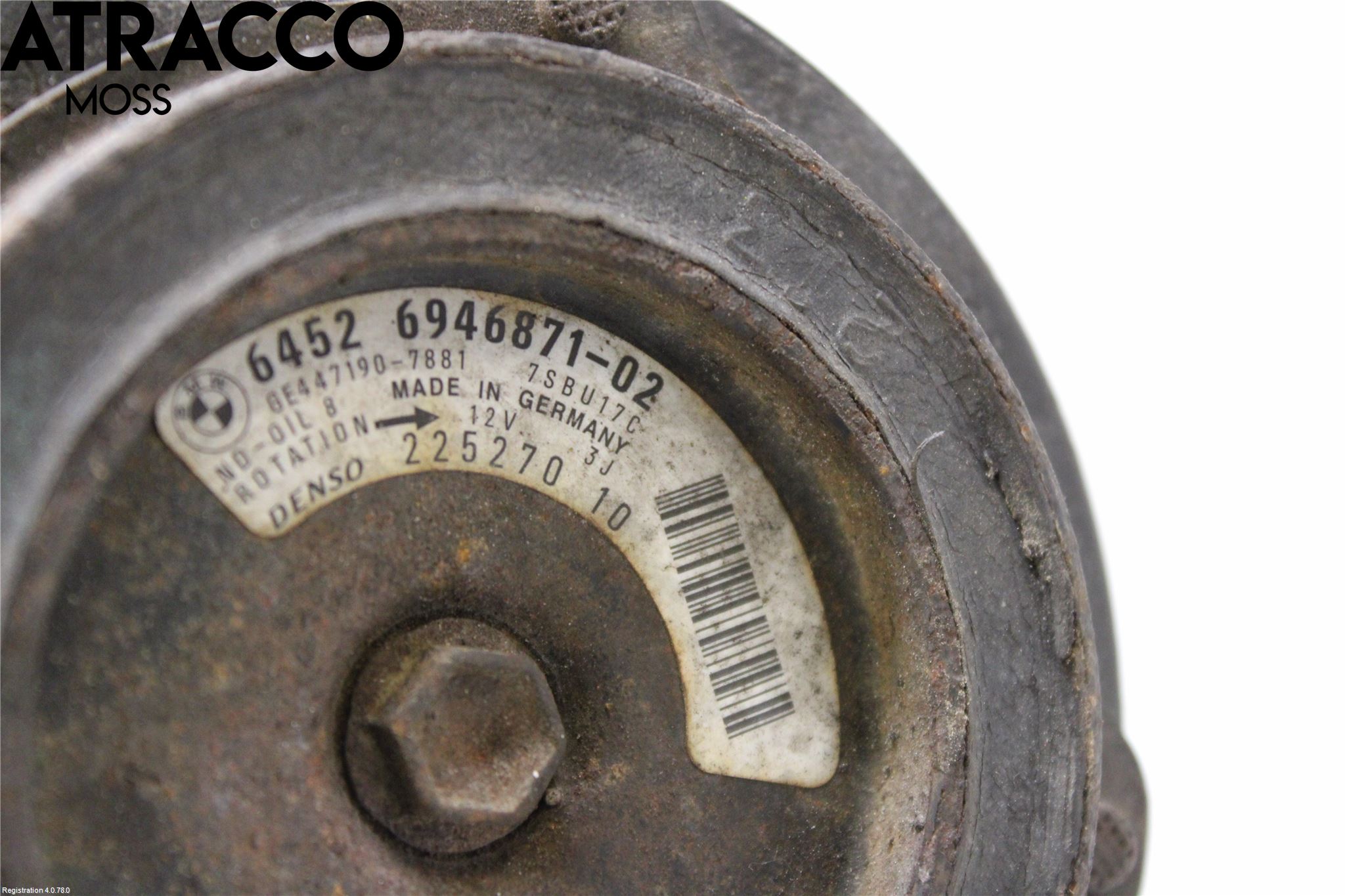 BMW 5 E60/61 Sed/Tou 02-10 Varme Ac Kompressor