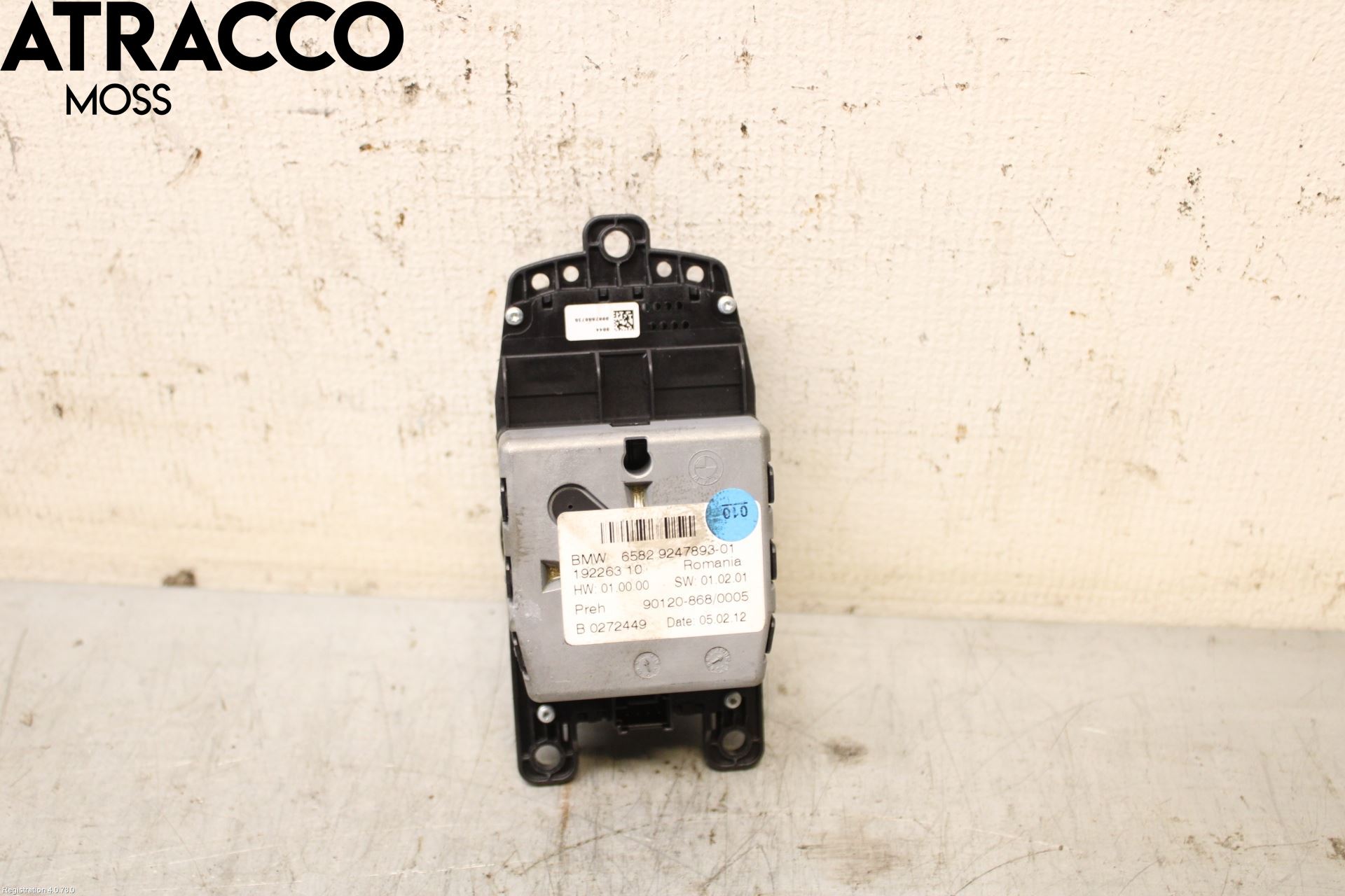 BMW 6 F12/F13 10-18 Bryter Multifunksjon