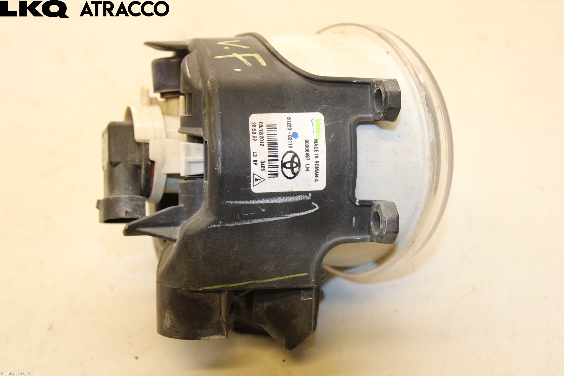 Toyota AVENSIS 09-15 Frontlykt-Kurve-Tåkelys