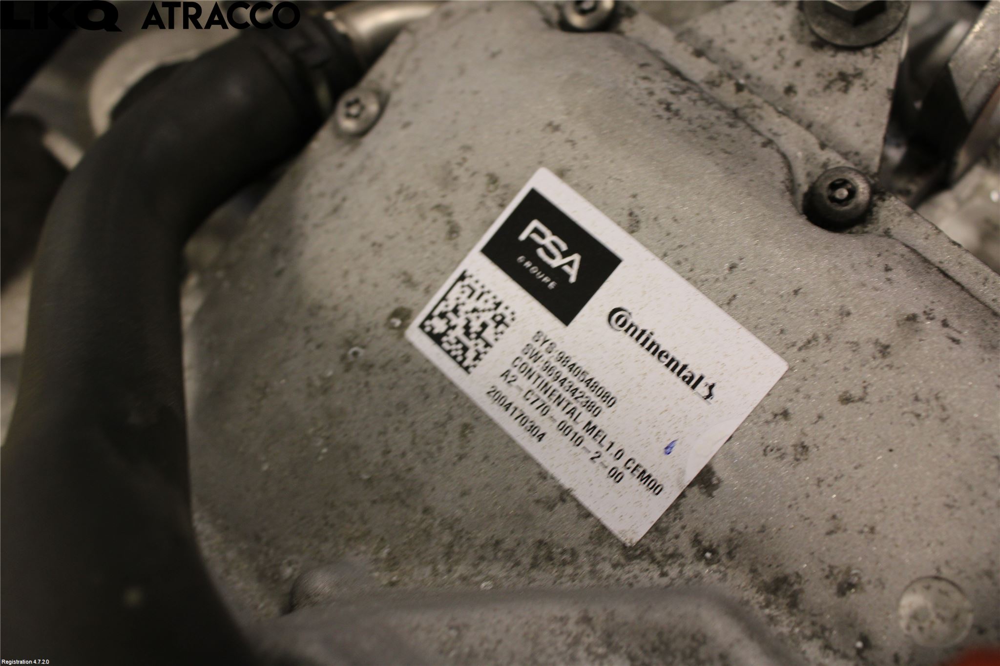 Peugeot 2008/E-2008 20- Motor Elektrisk Fram