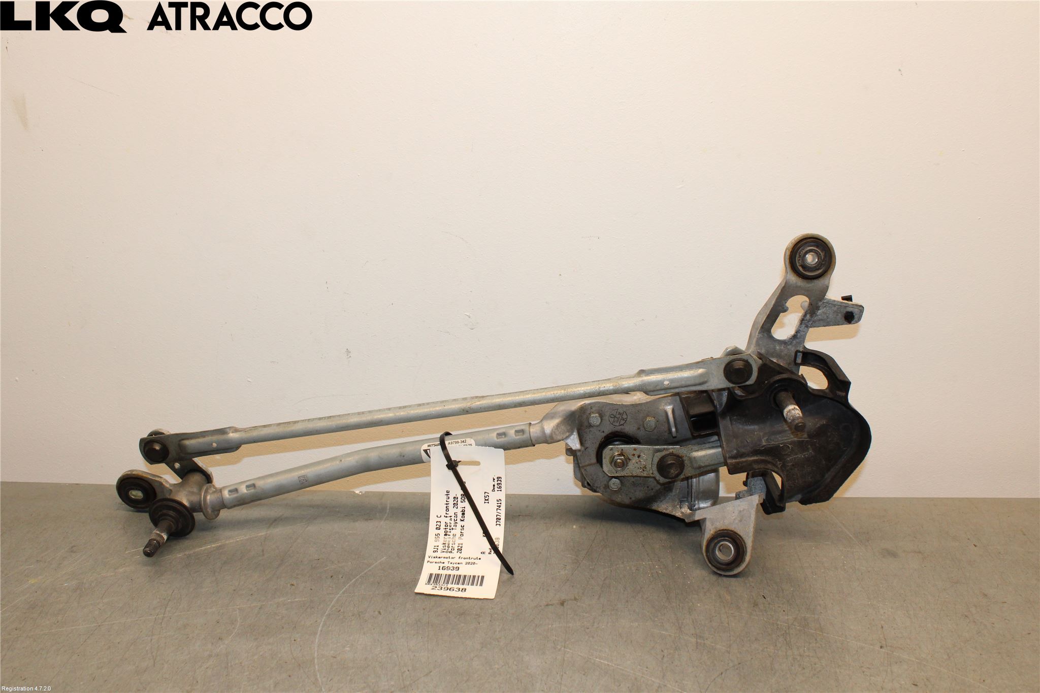 Porsche TAYCAN 20- Viskermotor Frontrute