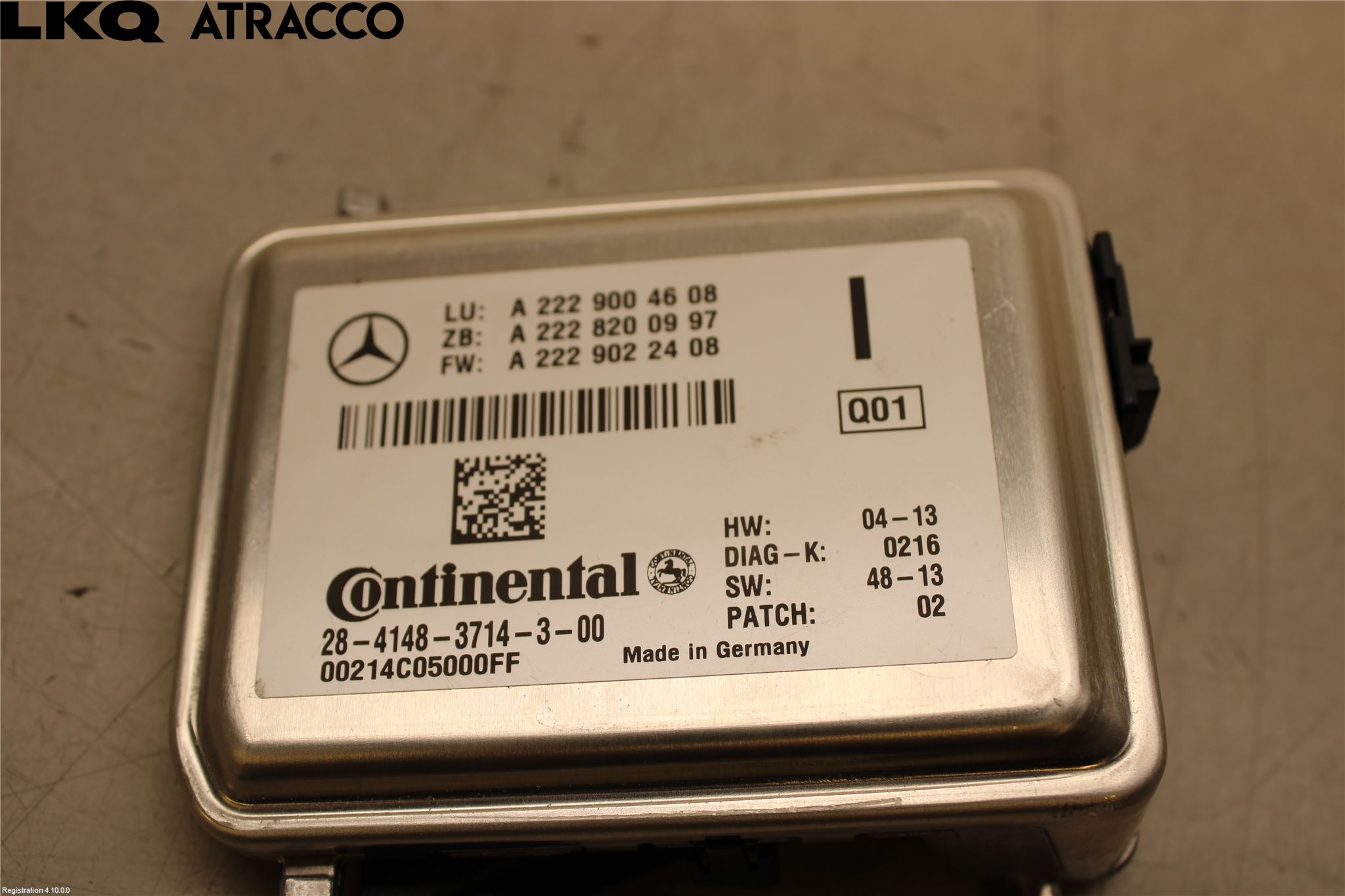 Mercedes-Benz MB C-KLASS (W205) 14-21 Sensor Kollisjonsbeskyttelse