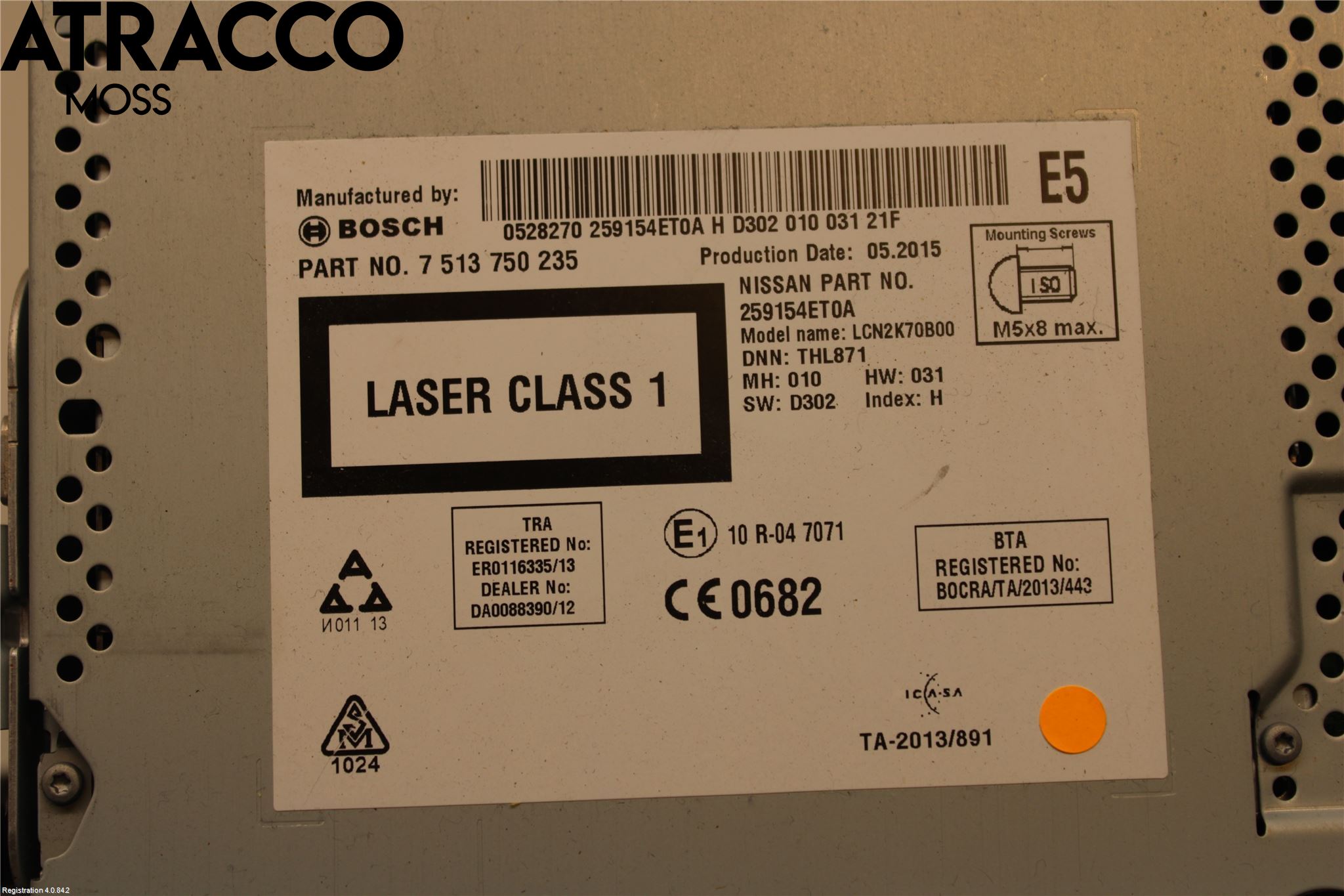 Nissan X-TRAIL 14-21 Stereo Radio Med Cd