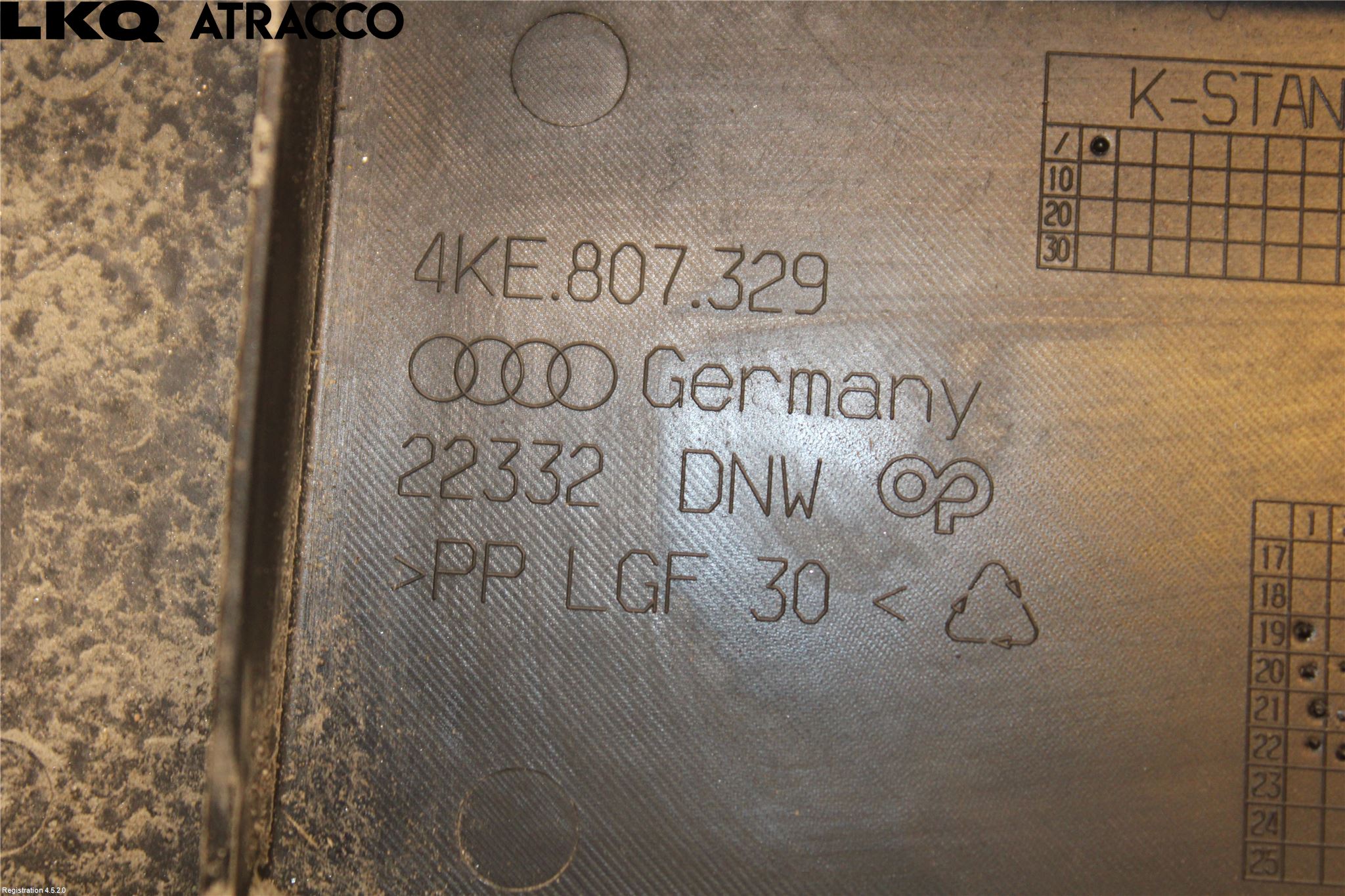 Audi E-TRON, S GE 19- Støtfanger Bak Midt Del