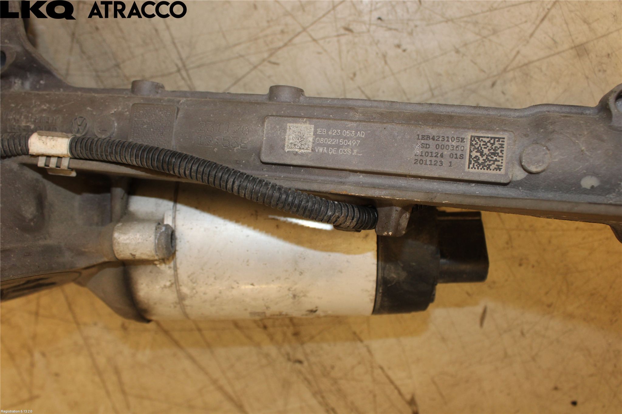 Skoda ENYAQ iV 21- Servo Snekke - Tannstang