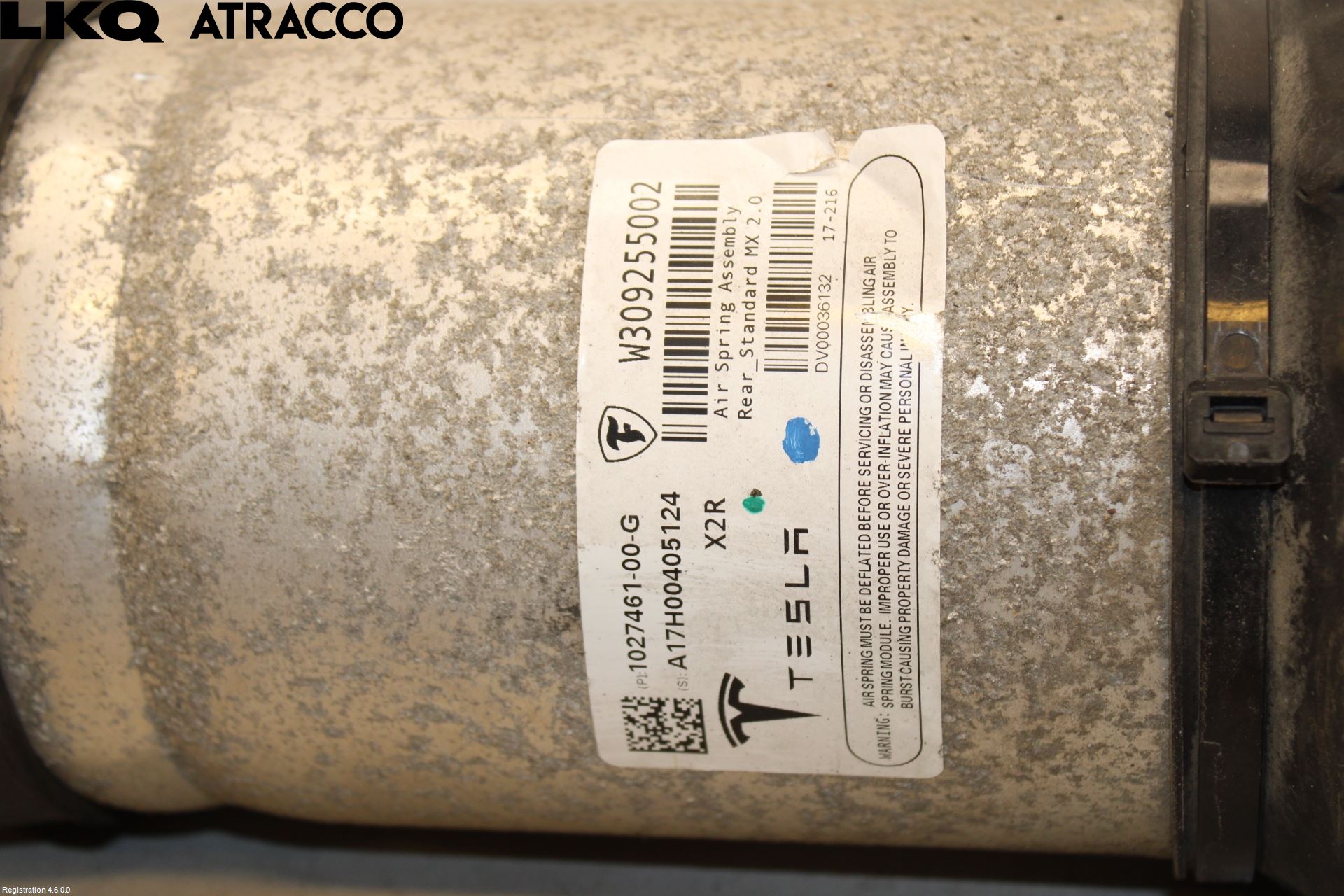 Tesla MODEL X 16- Fjærbein Bak Venstre