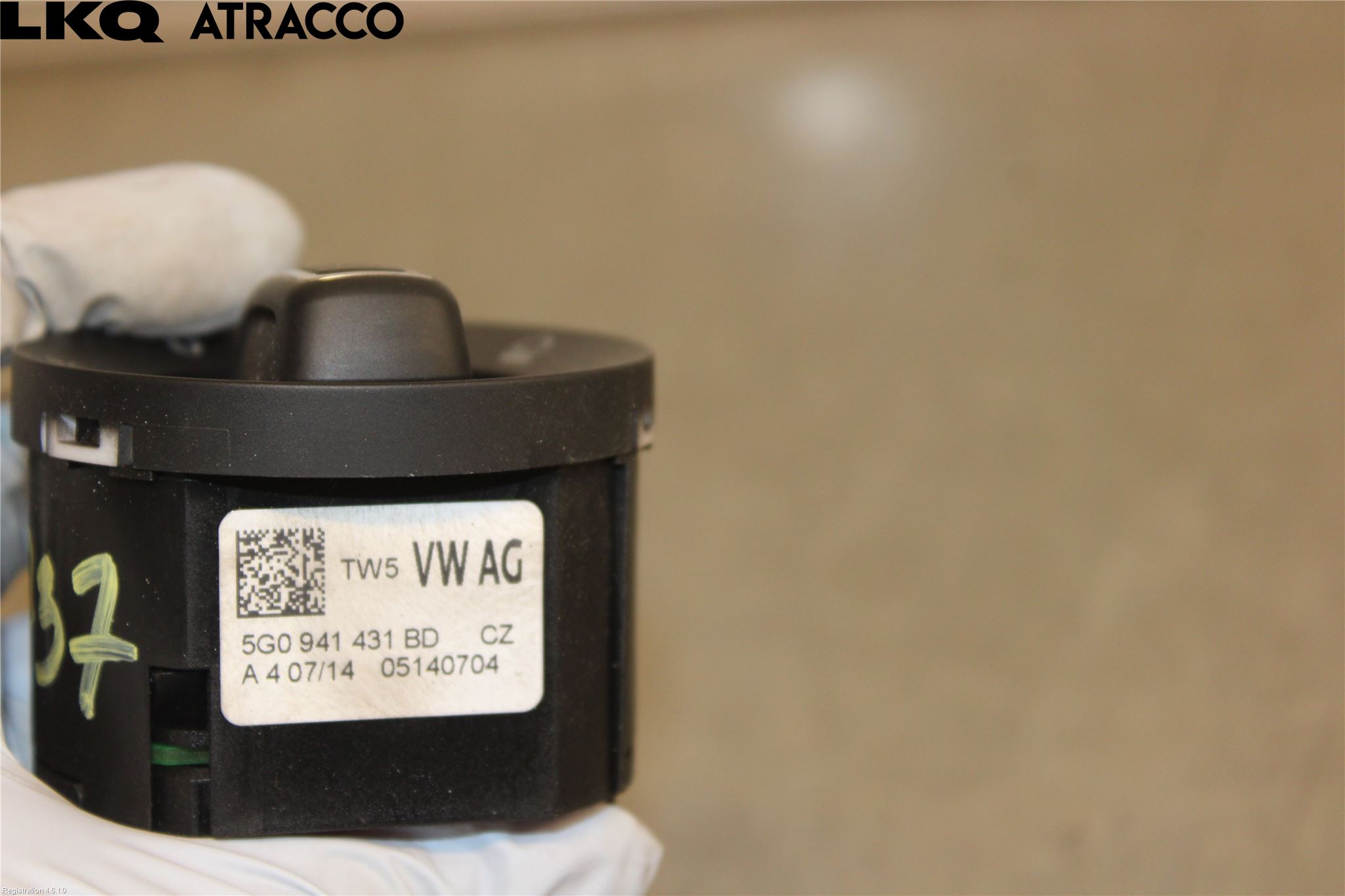 Volkswagen VW GOLF / E-GOLF VII 13-20 Bryter Hovedlys