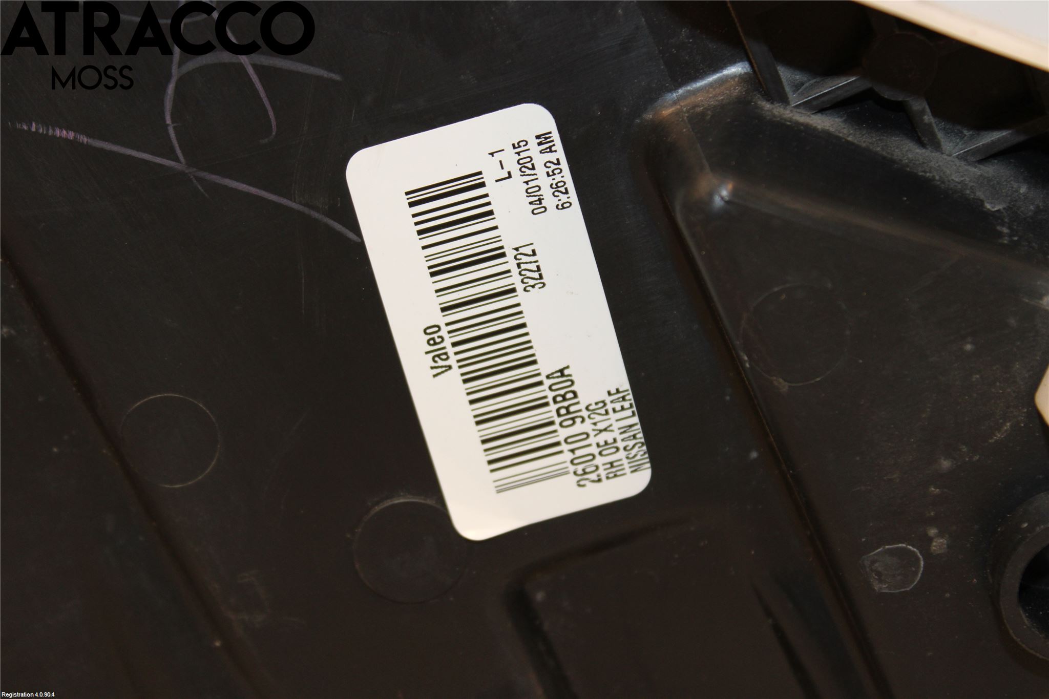 Nissan LEAF 11-17 Frontlykt Høyre