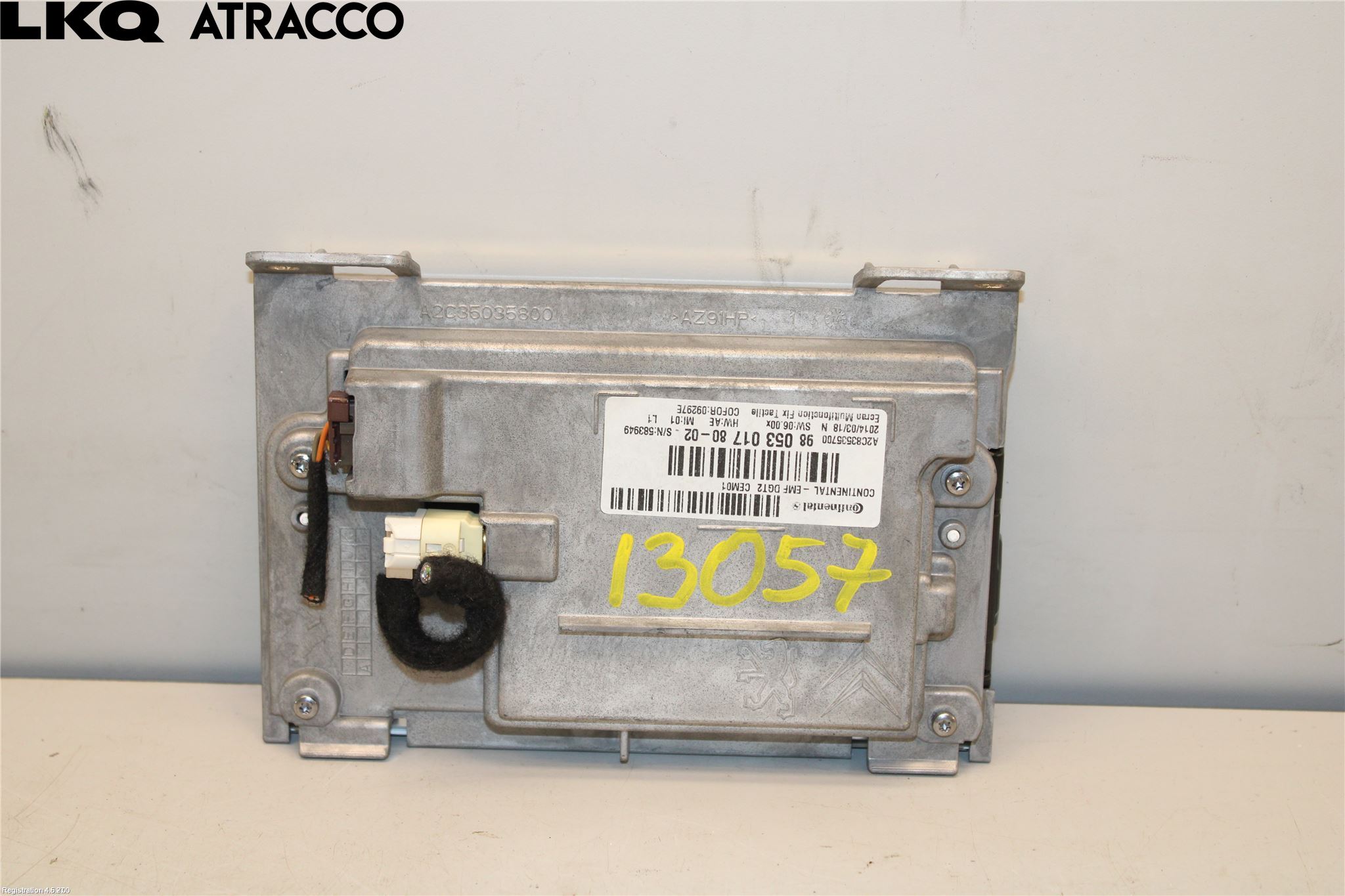 Peugeot 208 12-15 Multifunktionsdisplay