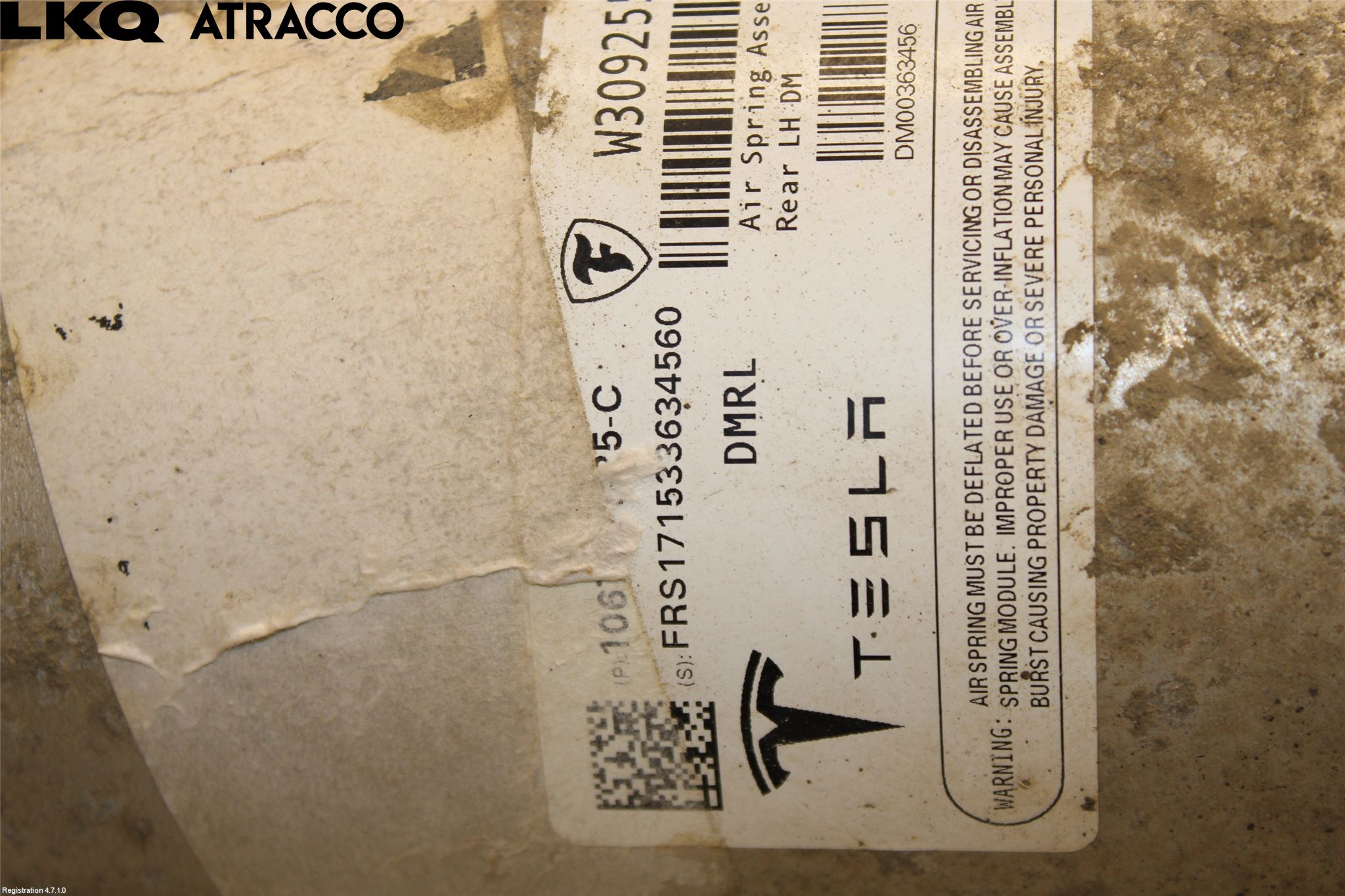 Tesla MODEL S 13- Fjærbein Bak Høyre