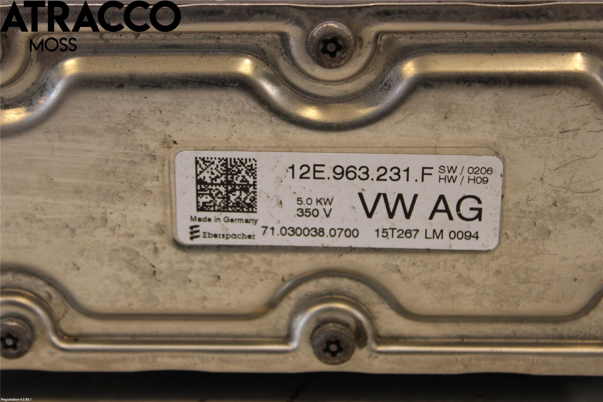 Volkswagen VW GOLF / E-GOLF VII 13-20 Motorvarmer Elektrisk