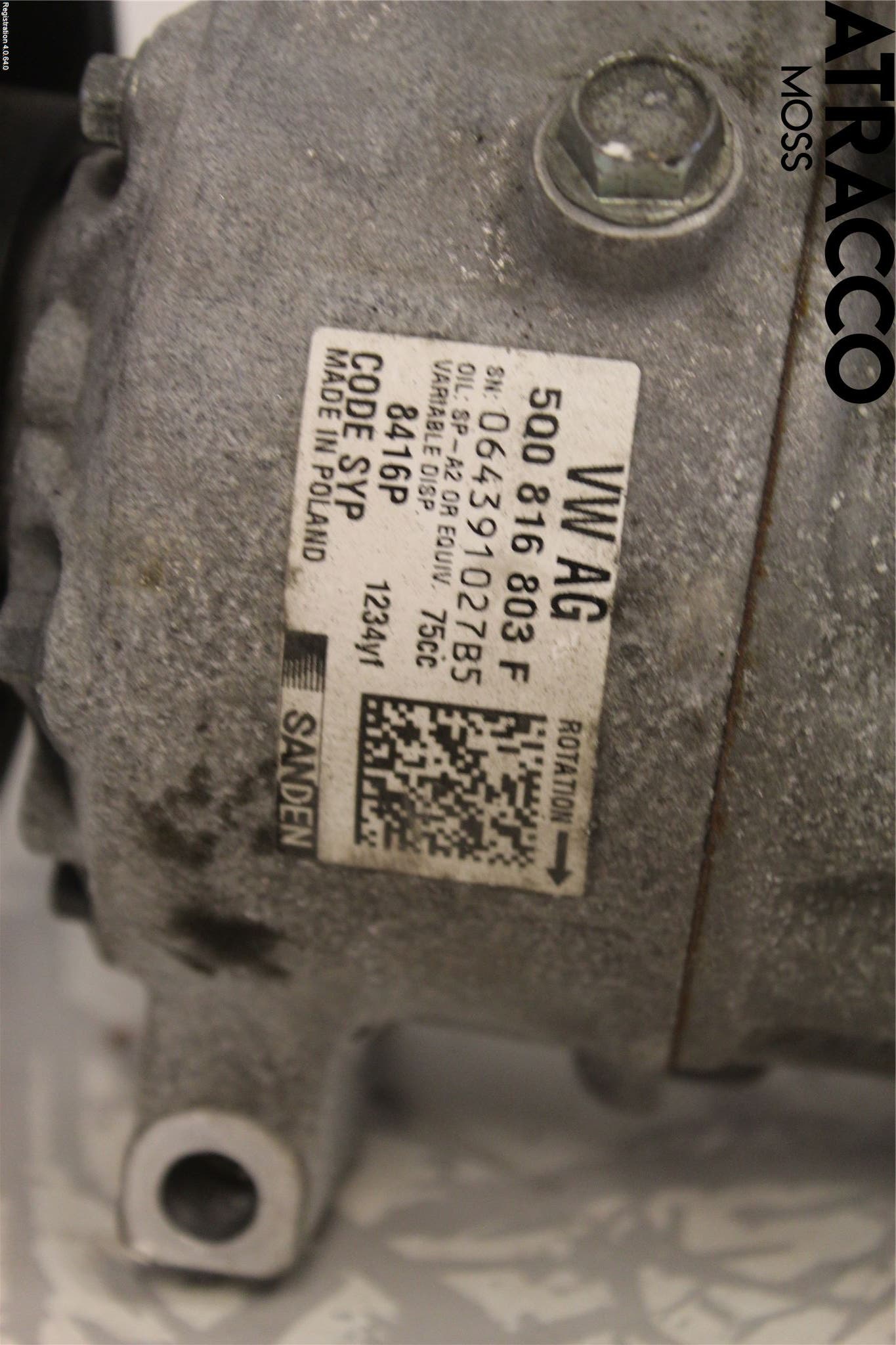 Skoda RAPID Varme Ac Kompressor