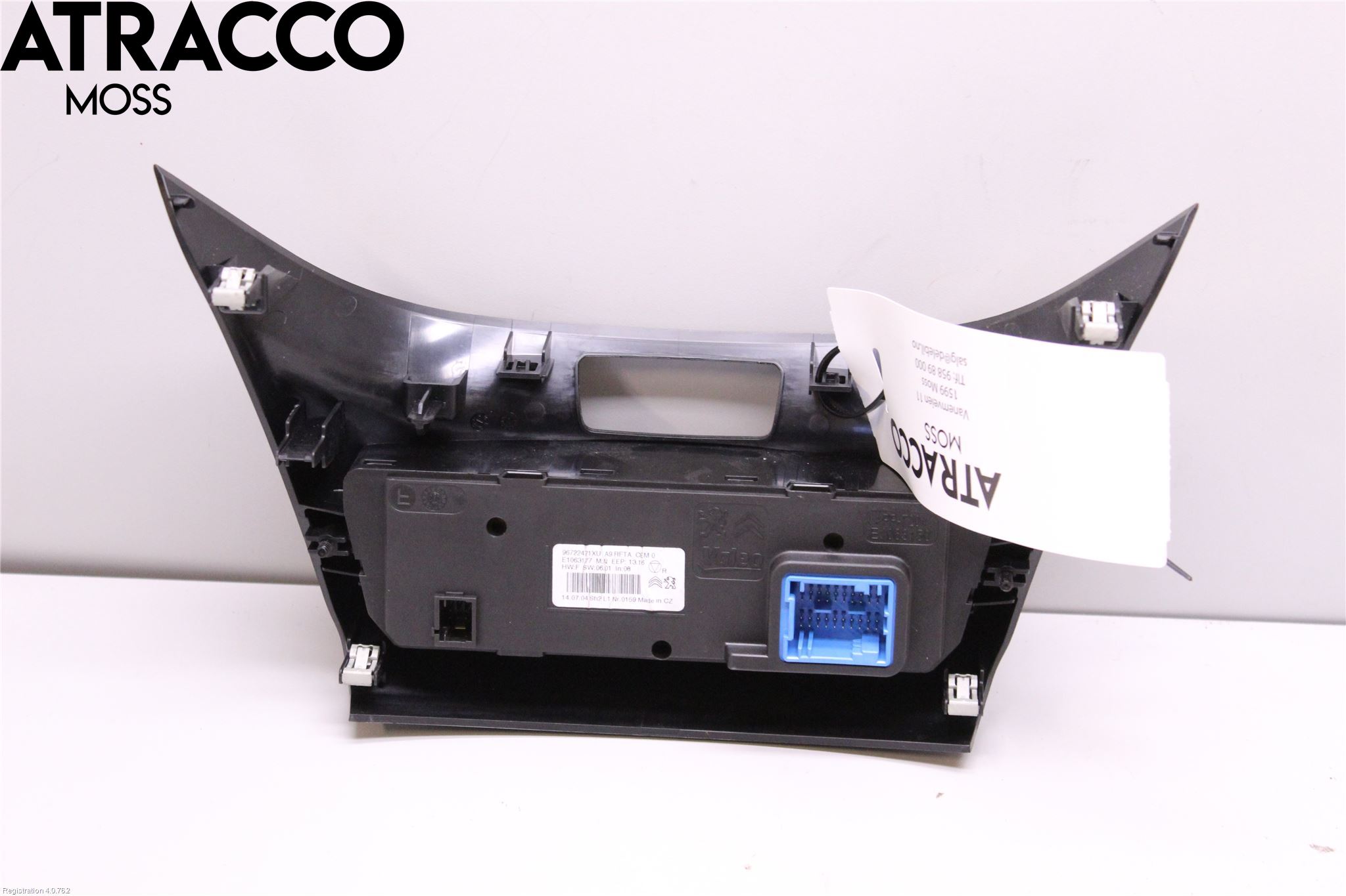 Peugeot 208 12-15 Varme Ac Betjening-Display