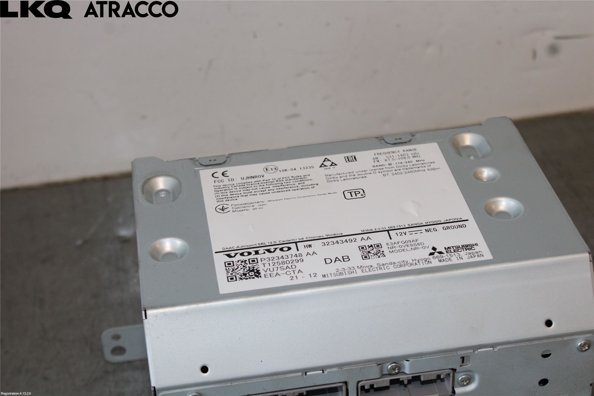 Volvo XC40/RECHARGE 18- Stereo Radio