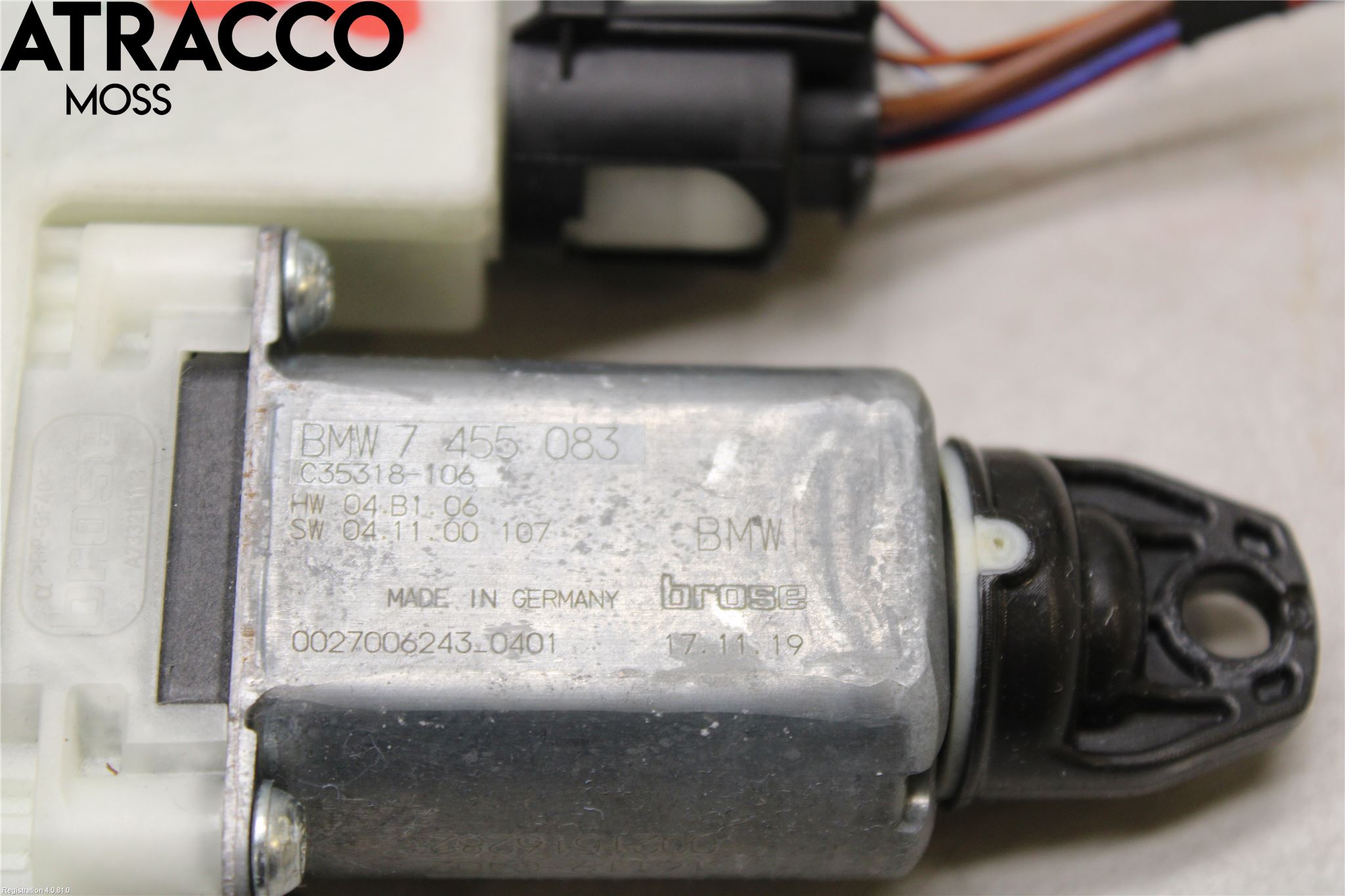 BMW X3 G01 18- Vindusheismotor