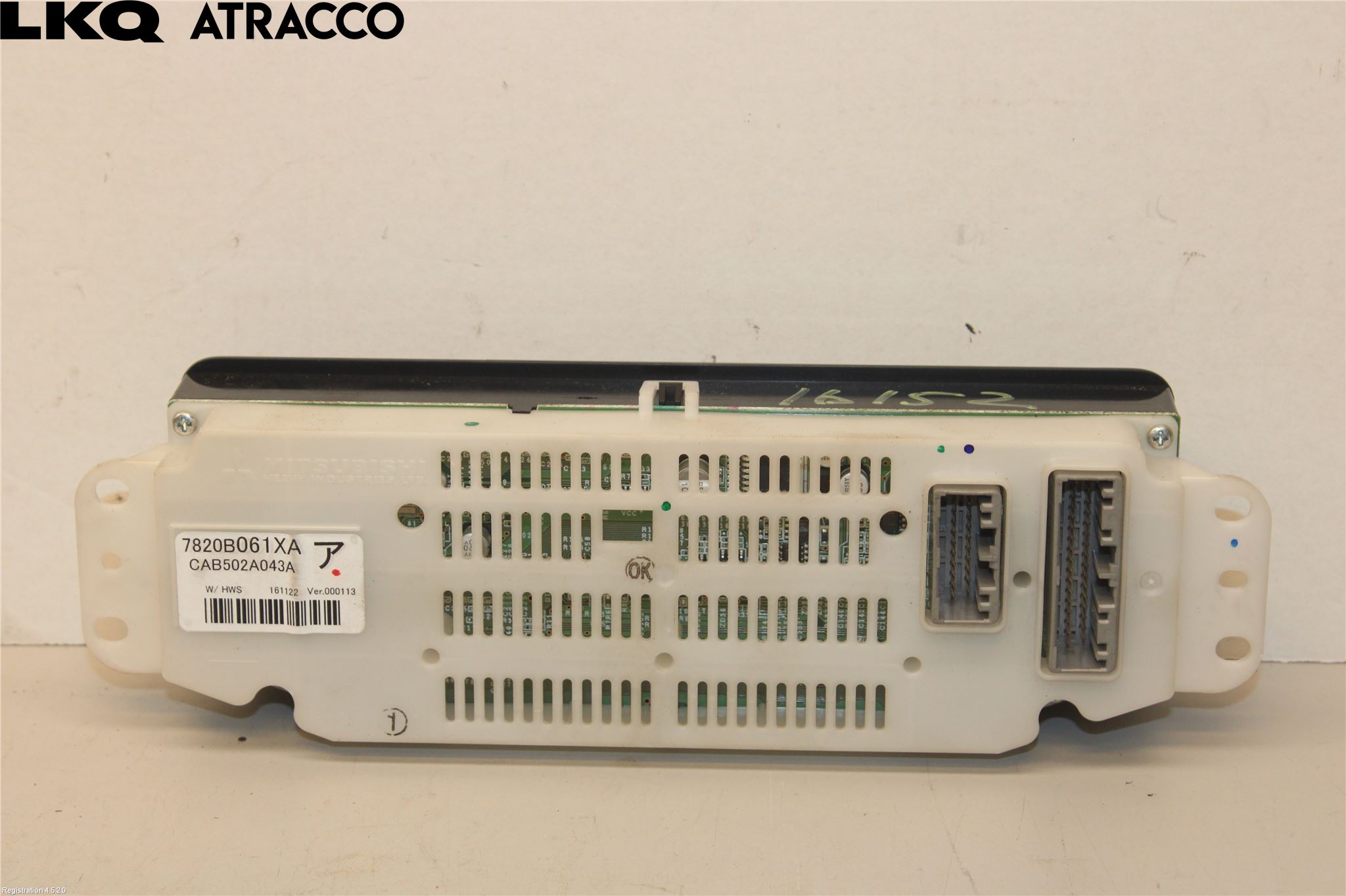 Mitsubishi OUTLANDER 13-21 Varme Ac Betjening-Display