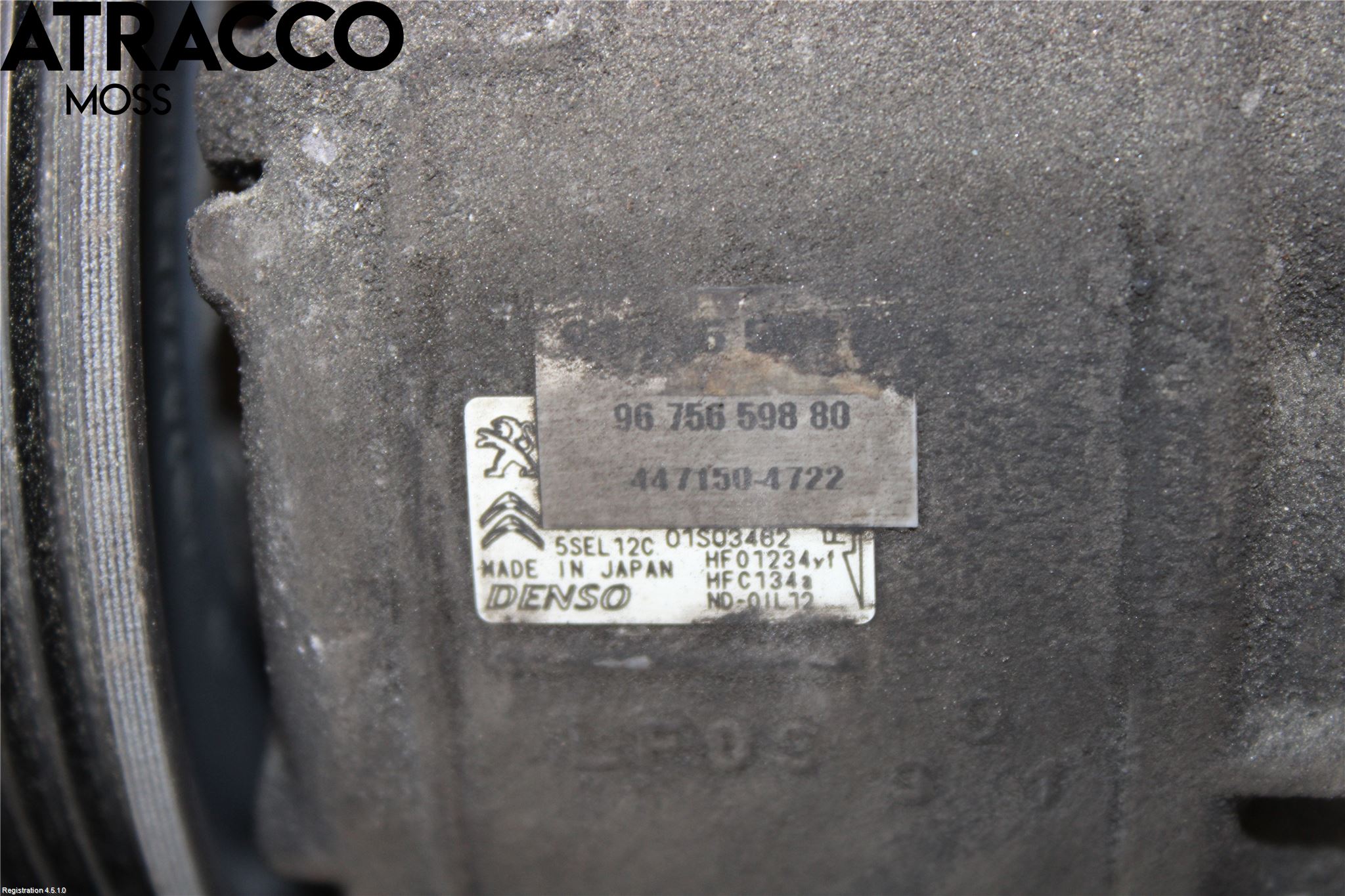 Citroen C4 CACTUS 14-20 Varme Ac Kompressor