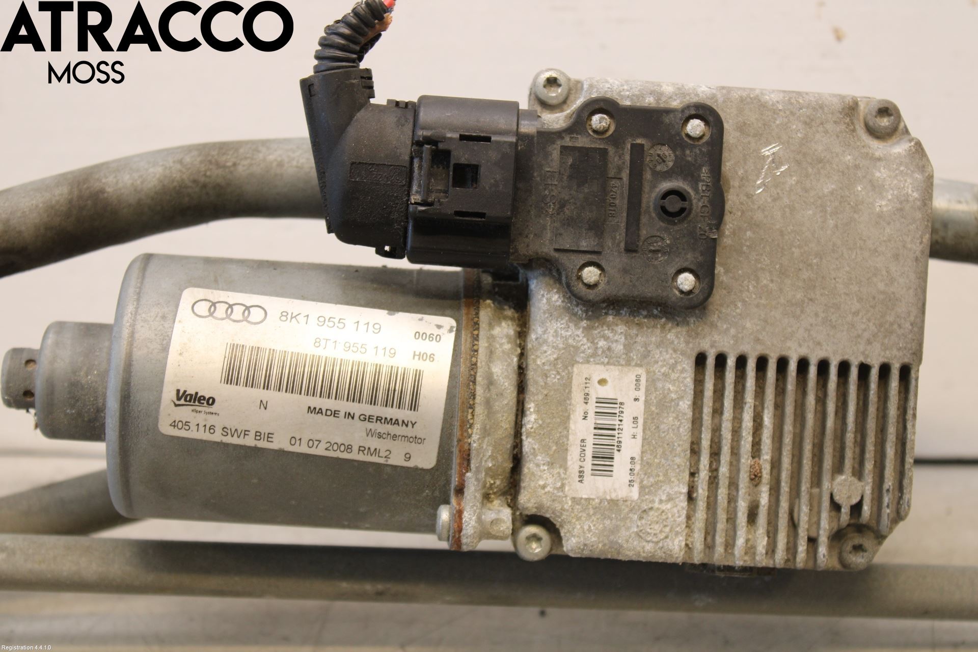 Audi A4/S4 08-11 Viskermotor Frontrute