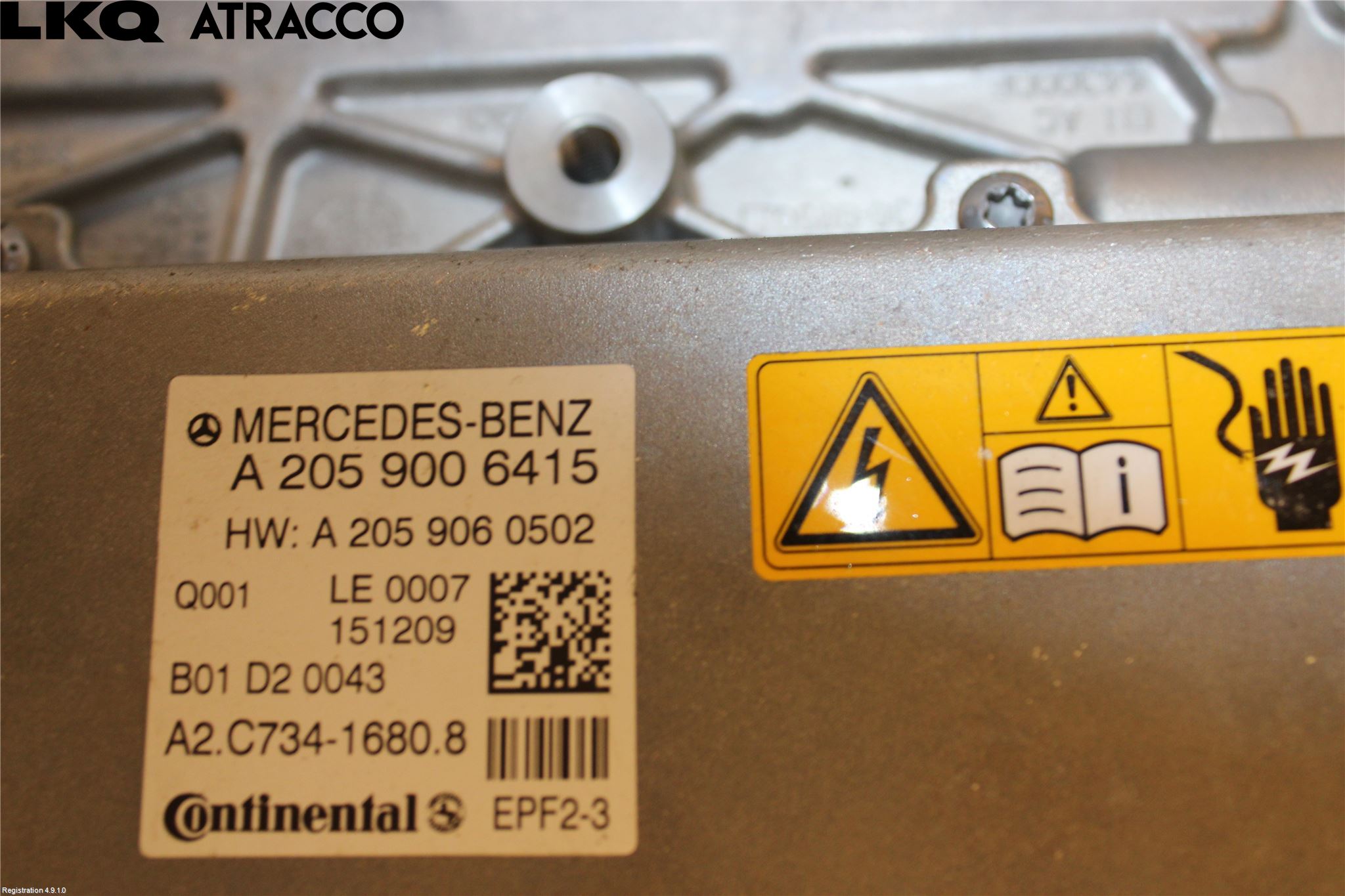 Mercedes-Benz MB C-KLASS (W205) 14-21 Inverter Hybrid