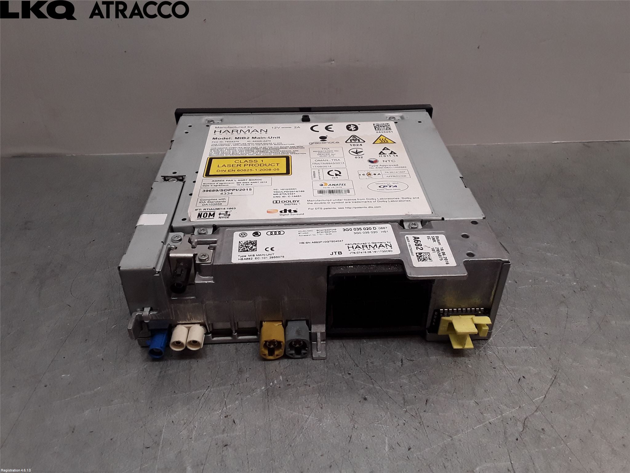 Volkswagen VW GOLF / E-GOLF VII 13-20 Stereo Radio