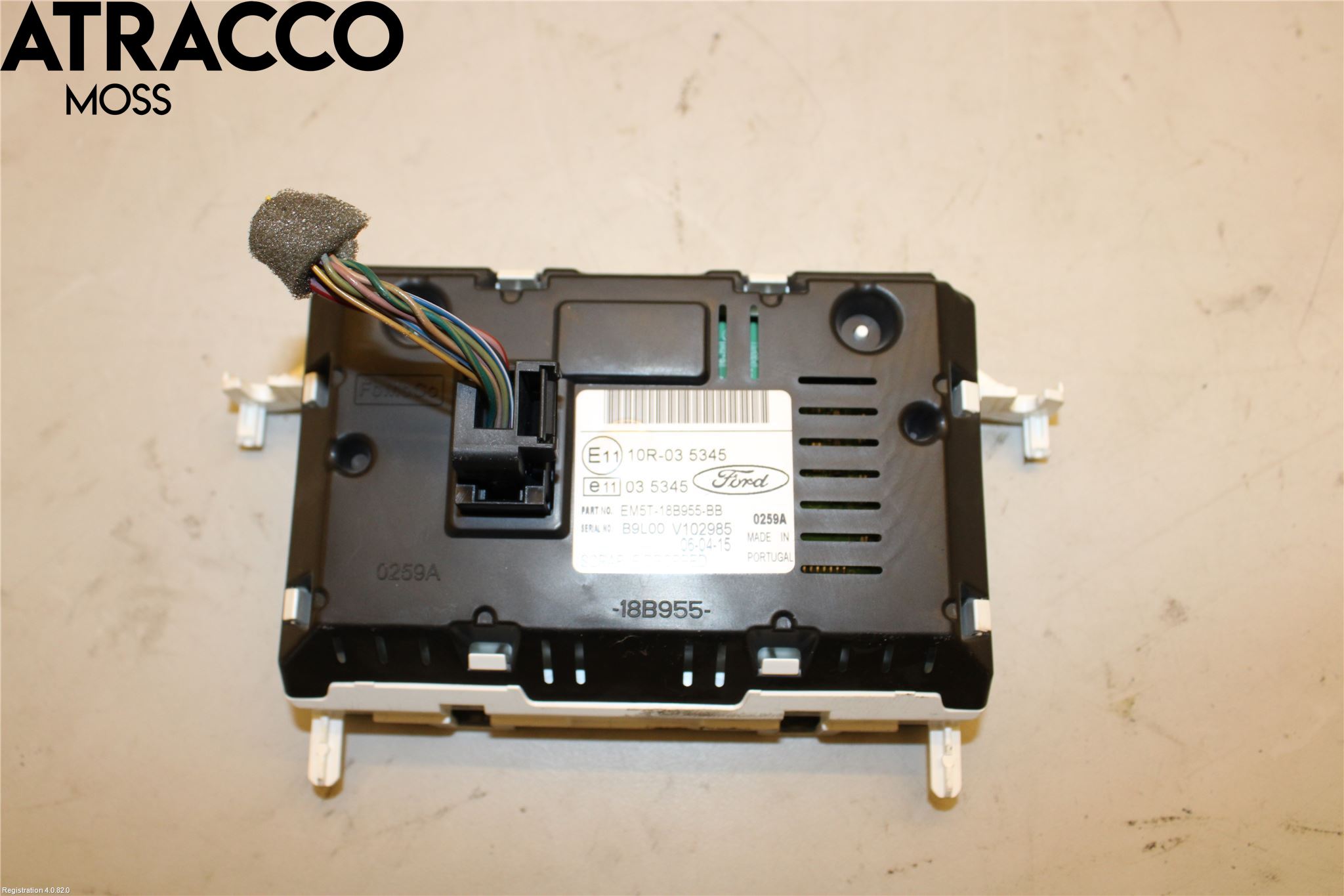 Ford RANGER EU 12-23 Instr Skjerm Dvd-Gps-Ac-Tlf