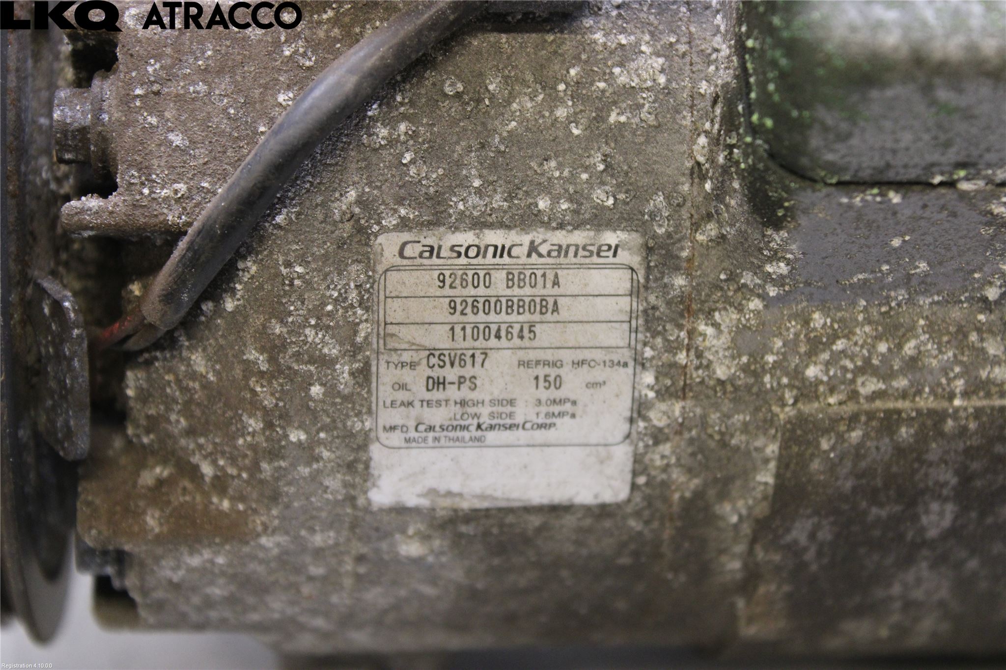 Nissan QASHQAI 10-14 Varme Ac Kompressor