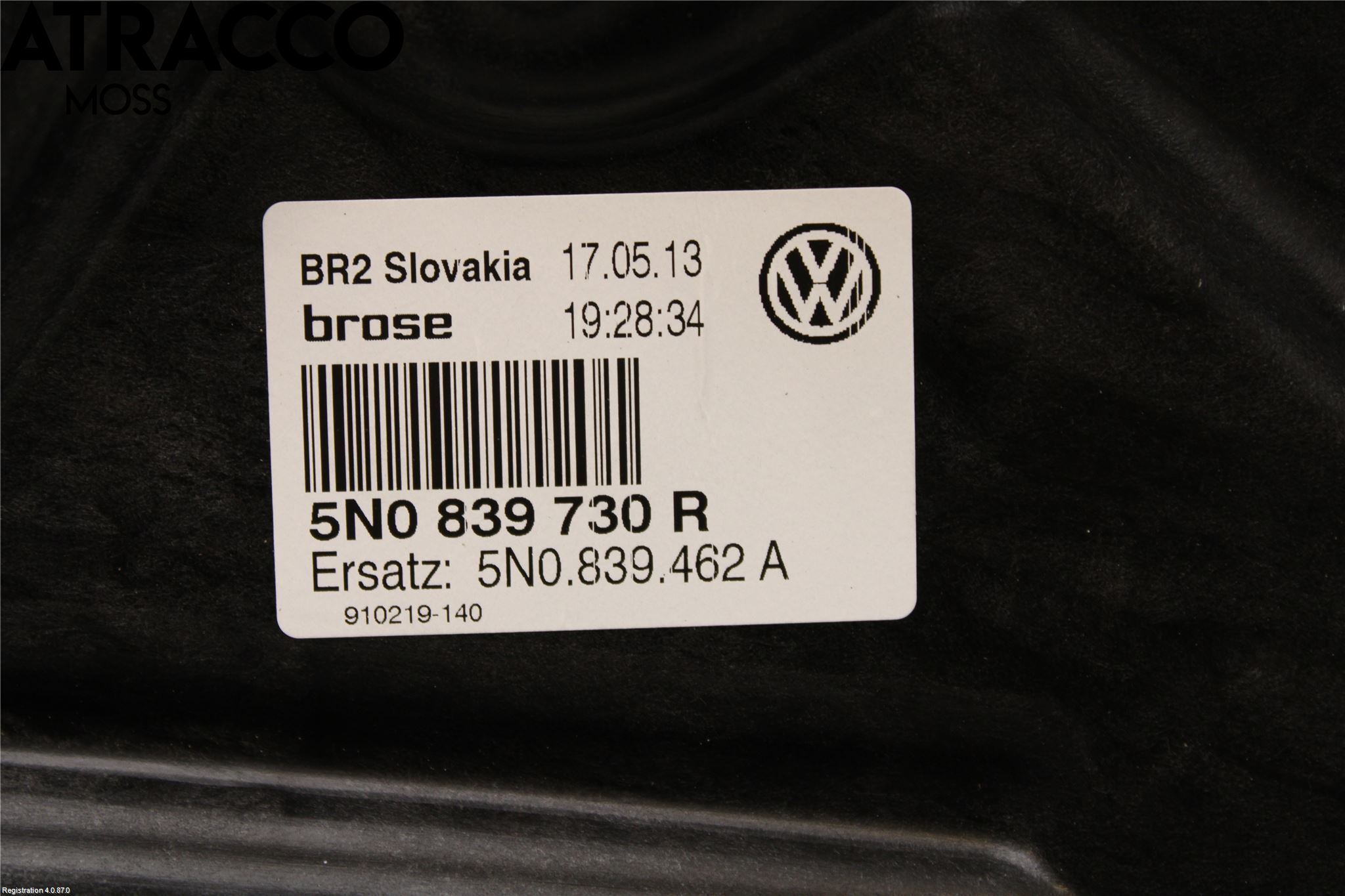 Volkswagen VW TIGUAN 07-16 Vindusheis El Komp