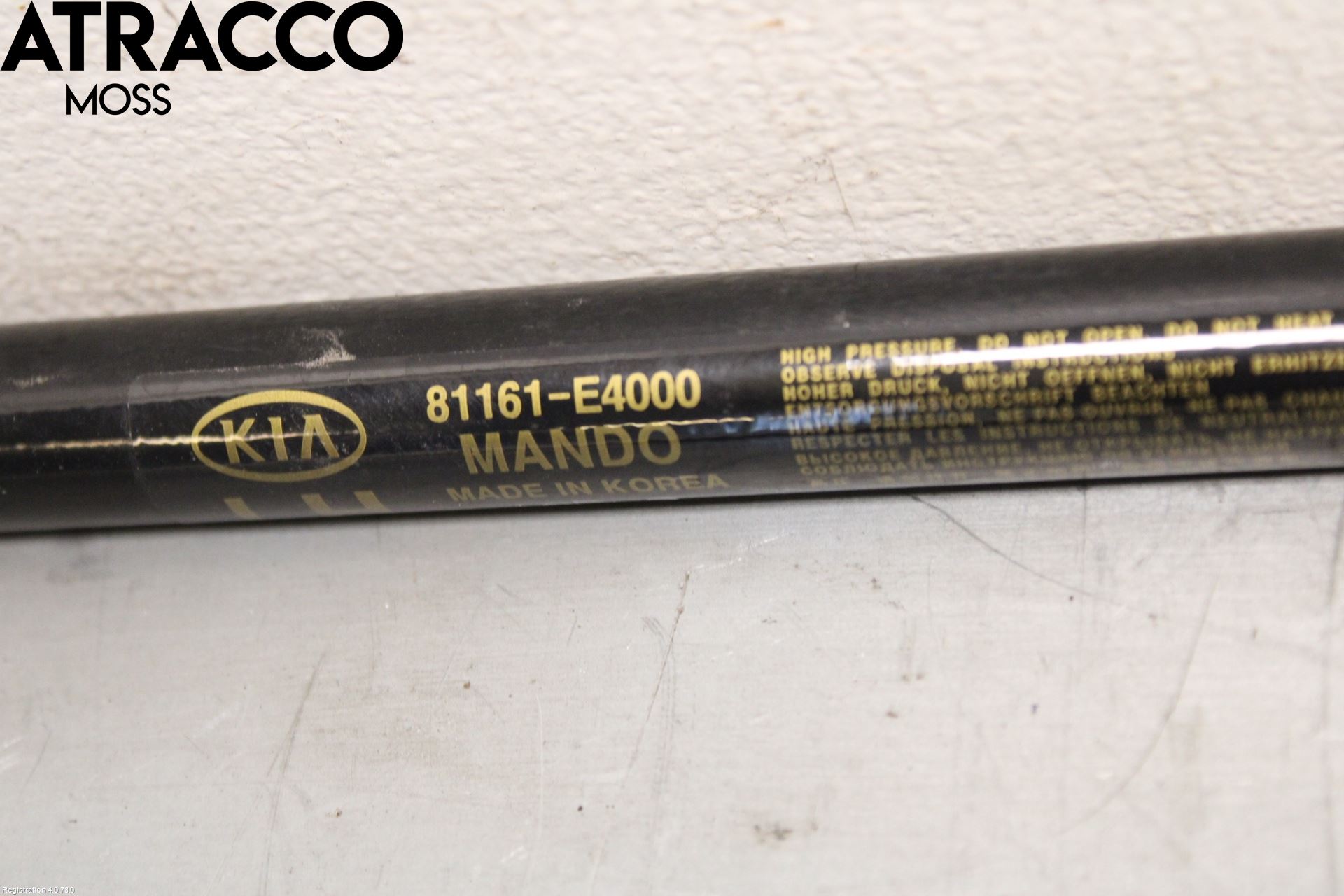 Kia SOUL 09- Panser Demper-Gassfjær