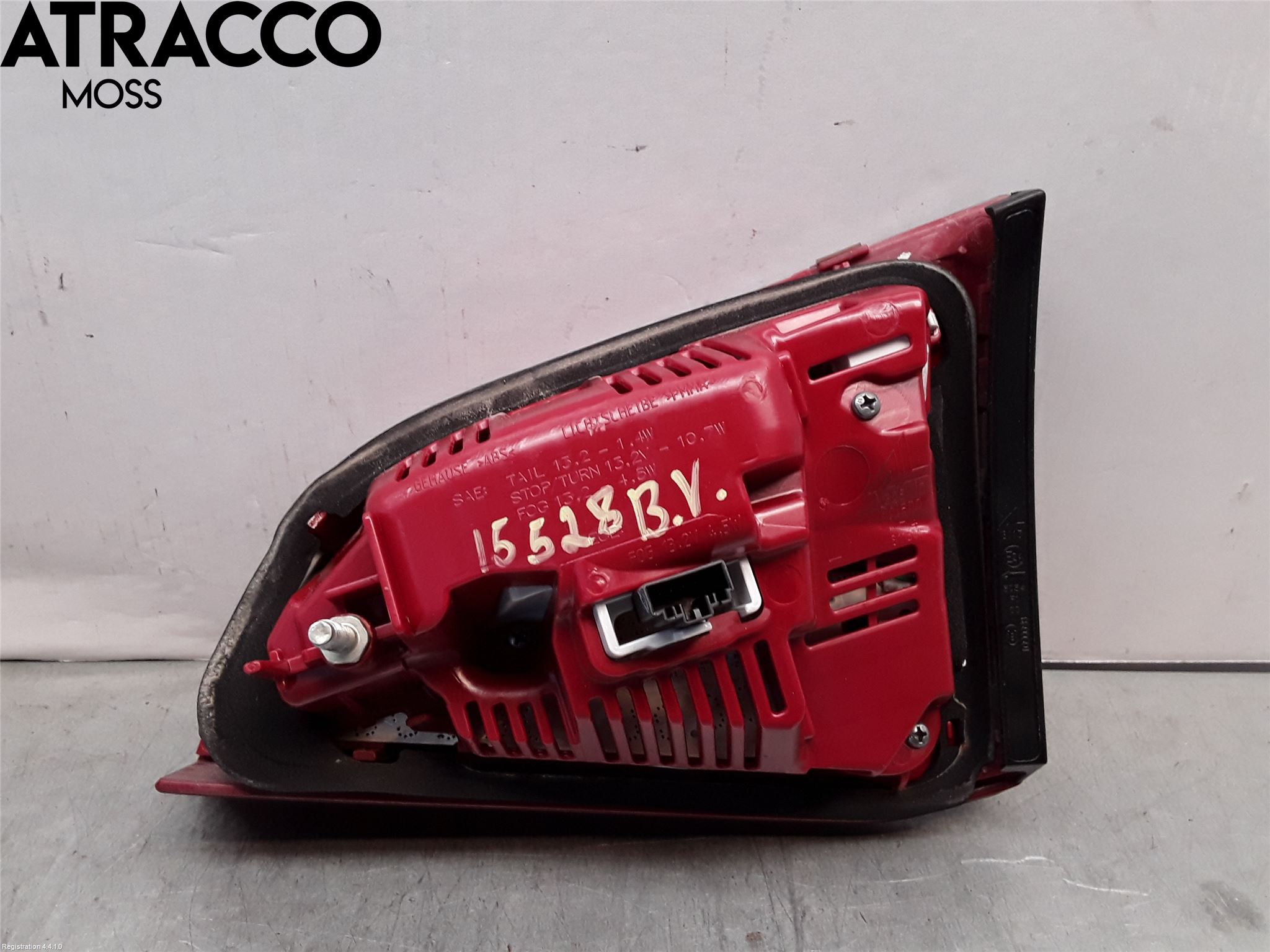 Audi A4 12-15 Baklykt Venstre  På Luke(Indre