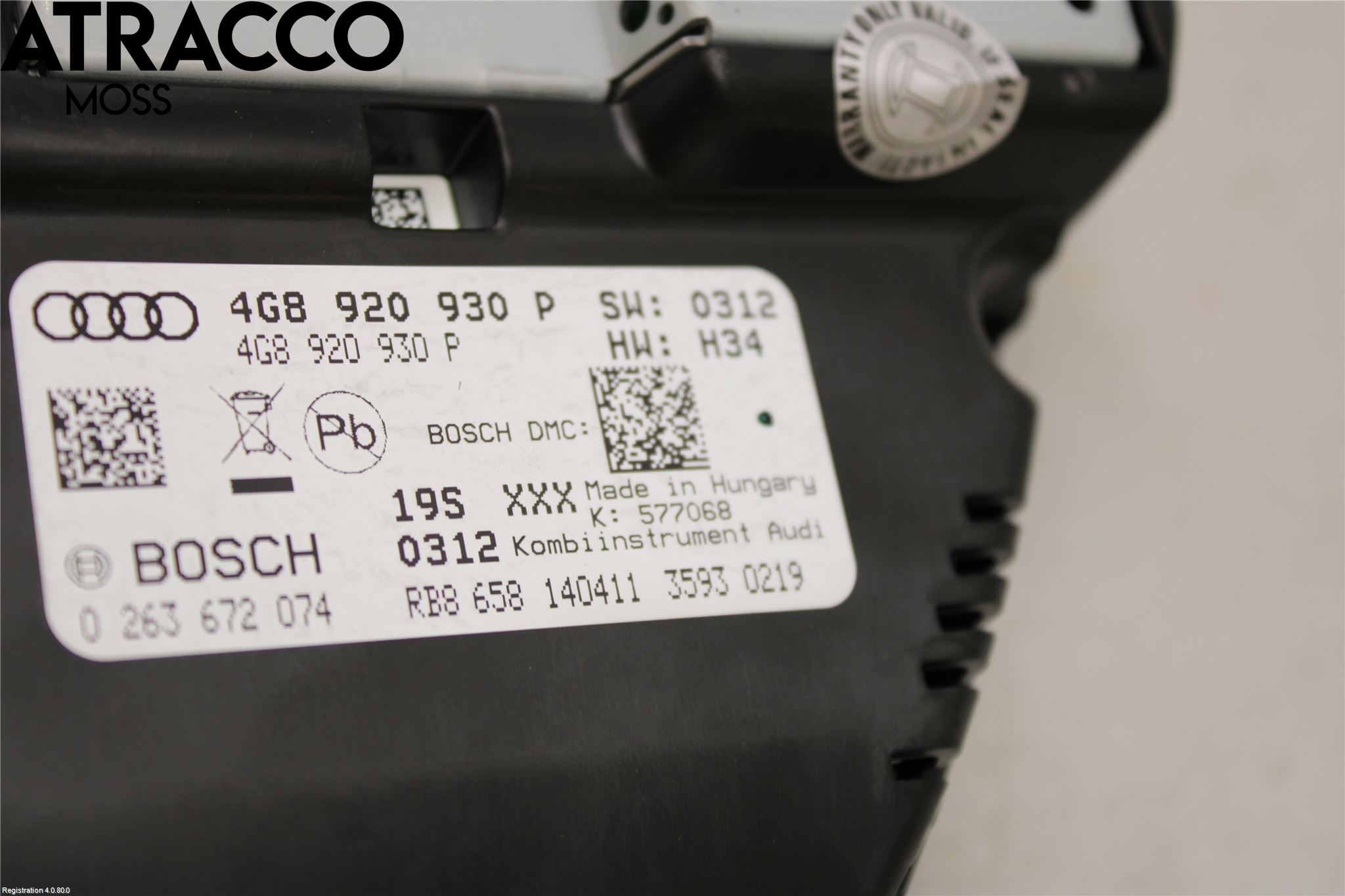 Audi A6/S6 4G 11-18 Instr Kombinert