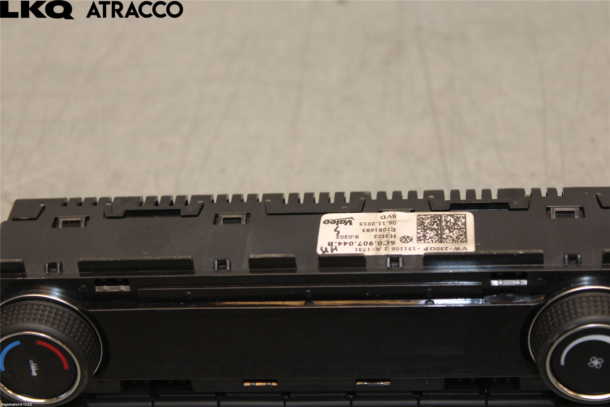 Volkswagen VW POLO 10-17 Varme Ac Betjening-Display