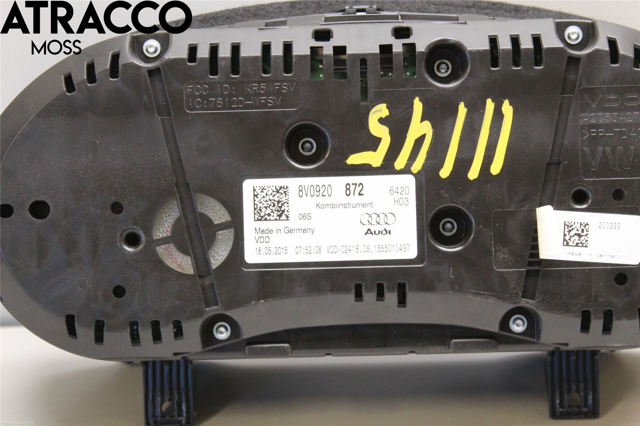 Audi A3/S3 8V 13-20 Instr Kombinert