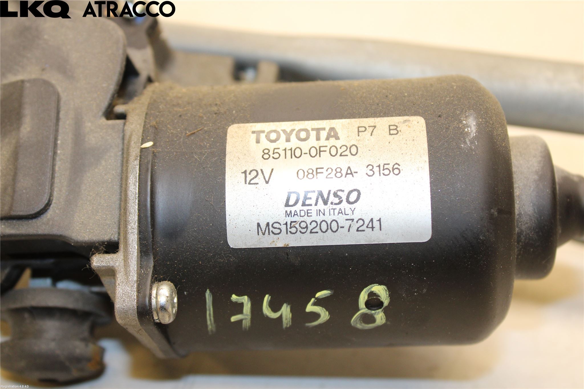Toyota COROLLA VERSO 04-07 Viskermotor Frontrute
