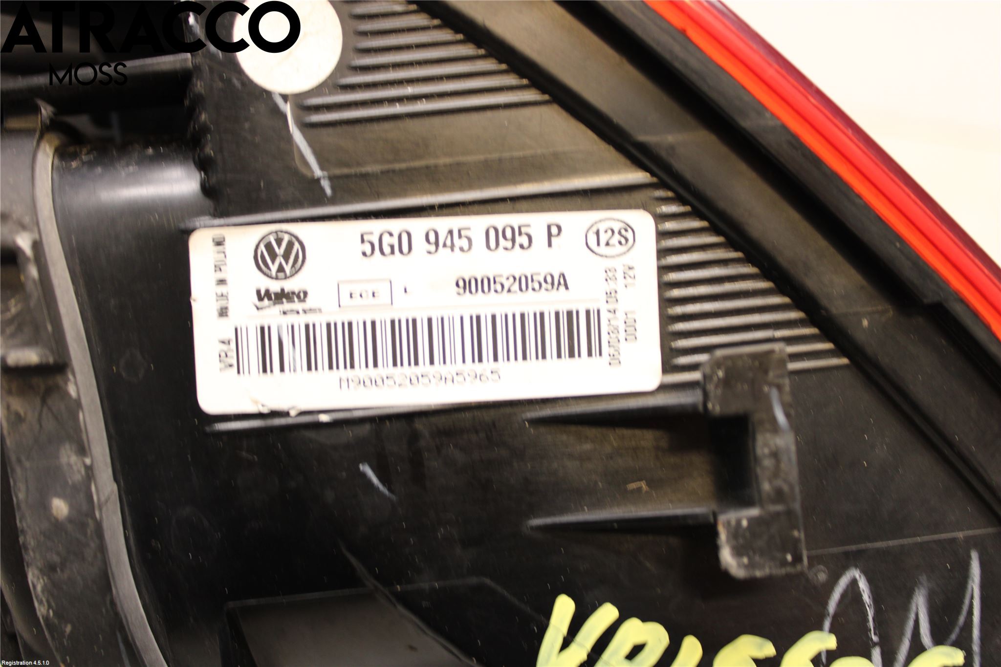 Volkswagen VW GOLF / E-GOLF VII 13-20 Baklykt Venstre