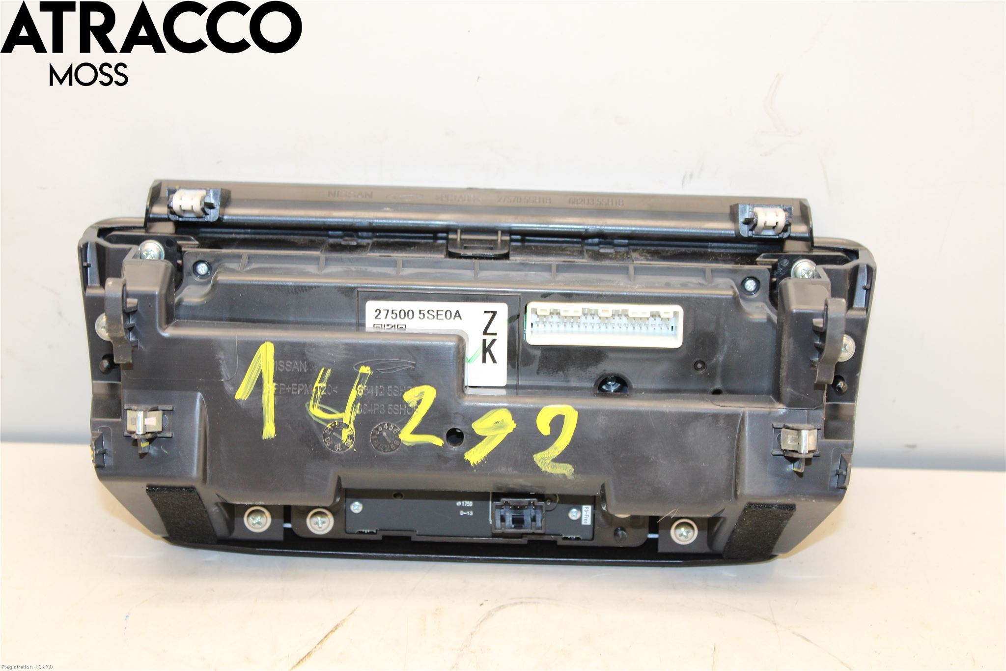 Nissan LEAF 18- Varme Ac Betjening-Display