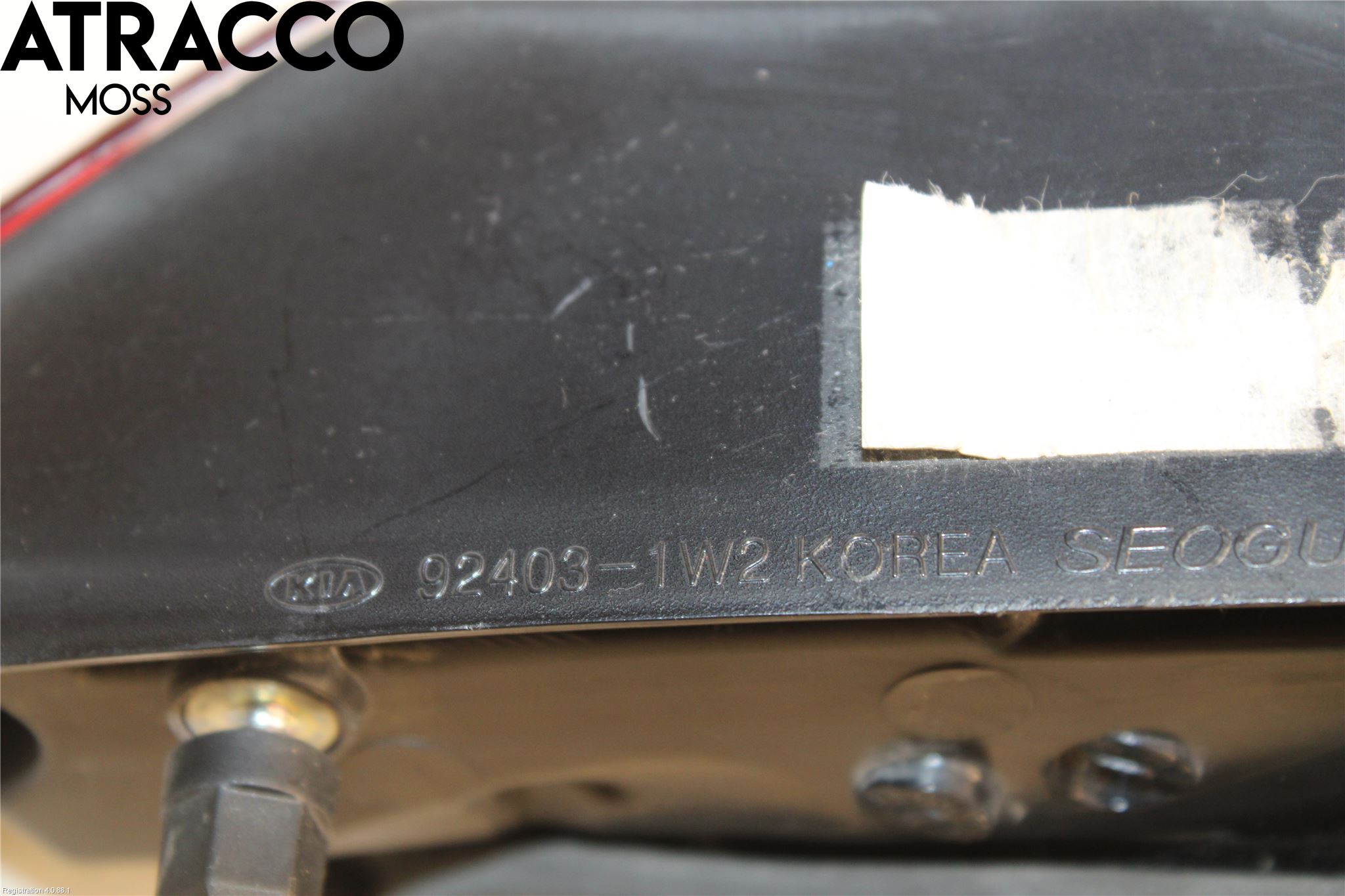 Kia RIO 12-16 Baklykt Venstre  På Luke(Indre