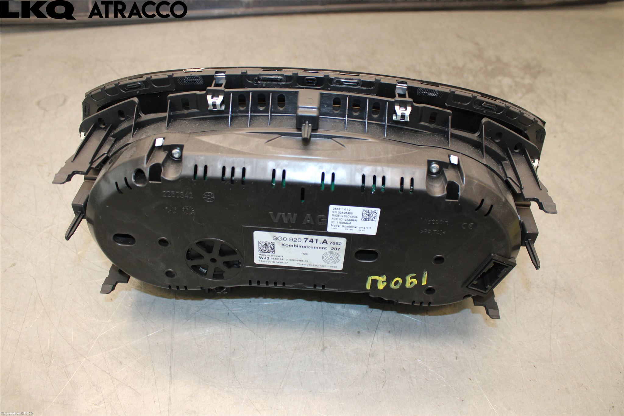 Volkswagen VW PASSAT 15-19 Instr Kombinert