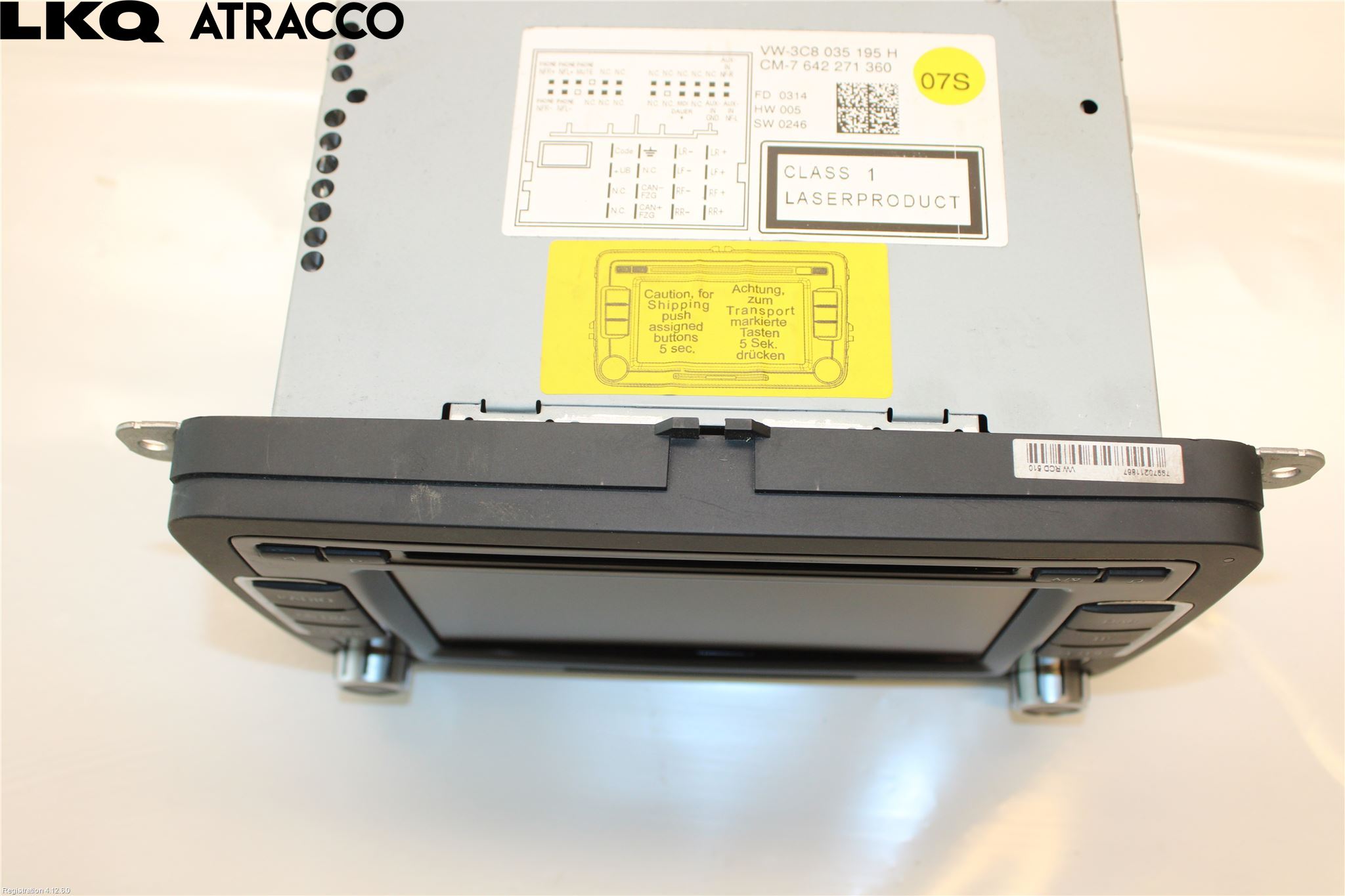 Volkswagen VW PASSAT CC 08-16 Multifunktionsdisplay