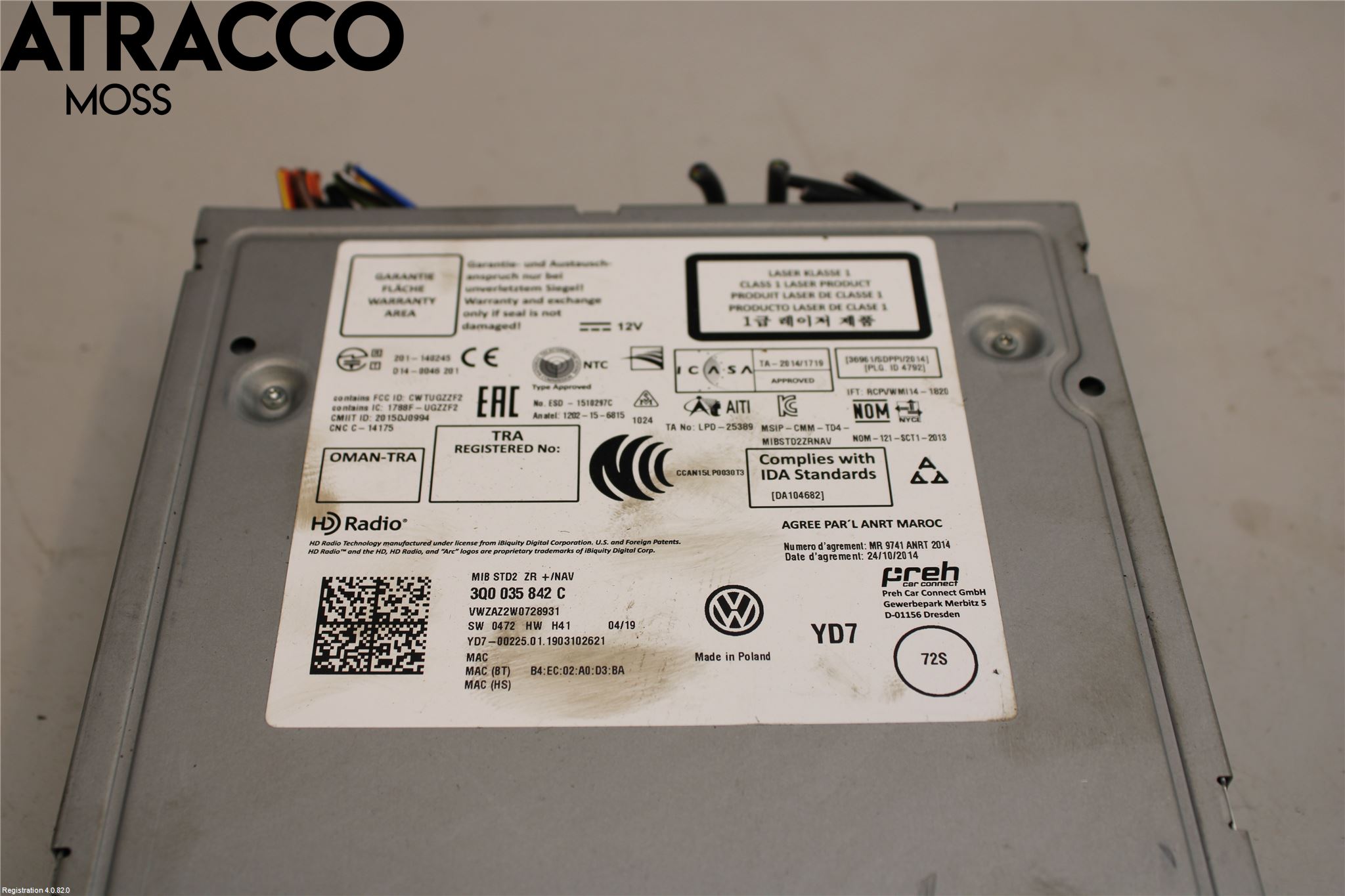 Volkswagen VW POLO VI 18->> Stereo Radio