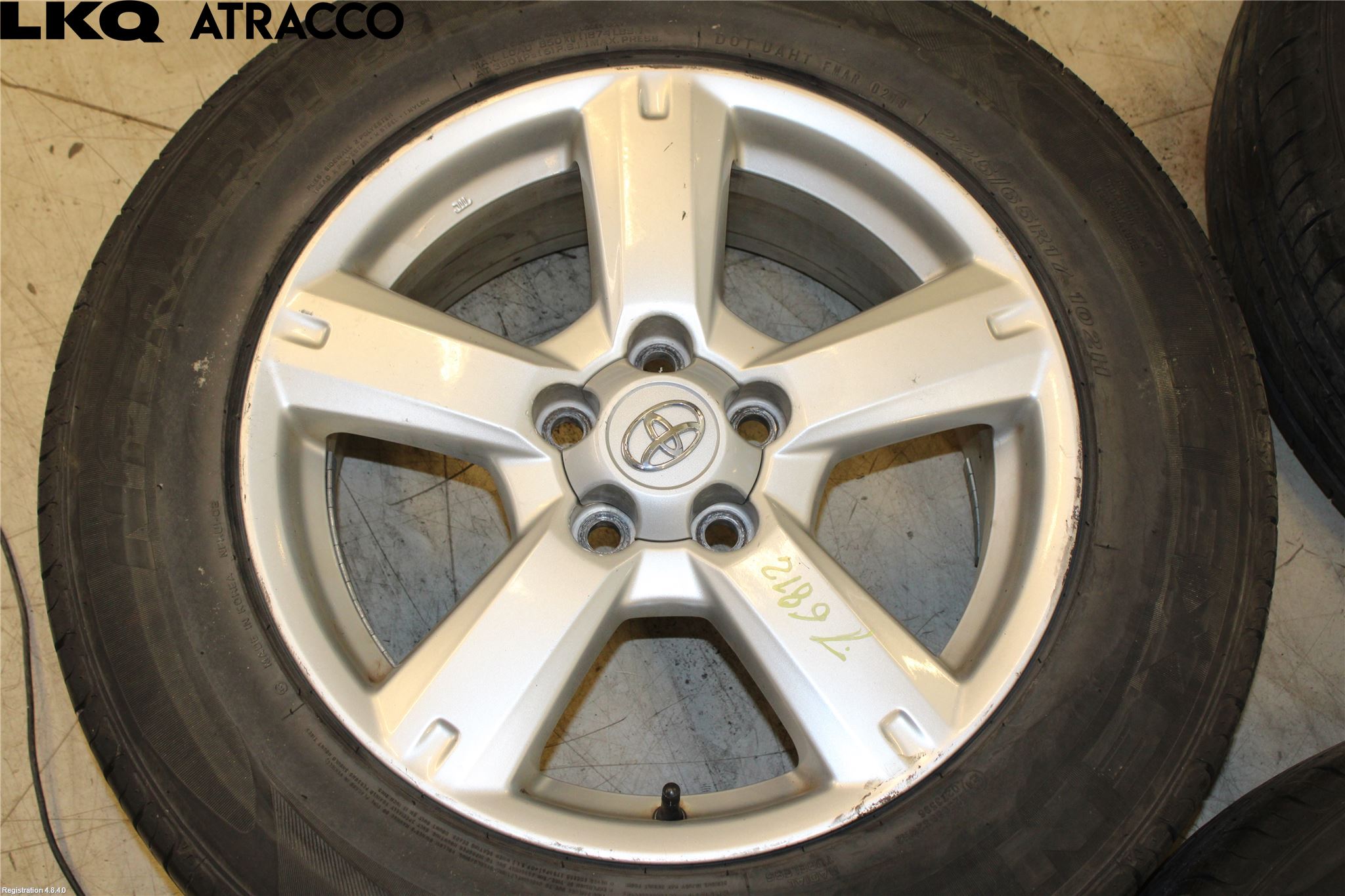 Toyota RAV 4 06-12 Dekk Sommer På Alu Felg 4Stk