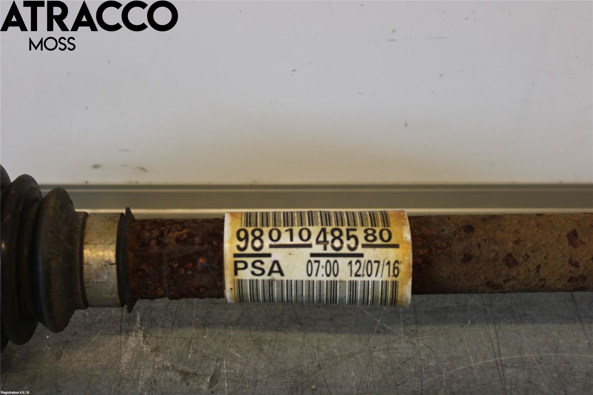 Citroen C4 CACTUS 14-20 Drivaksel Foran Kompl Venstre